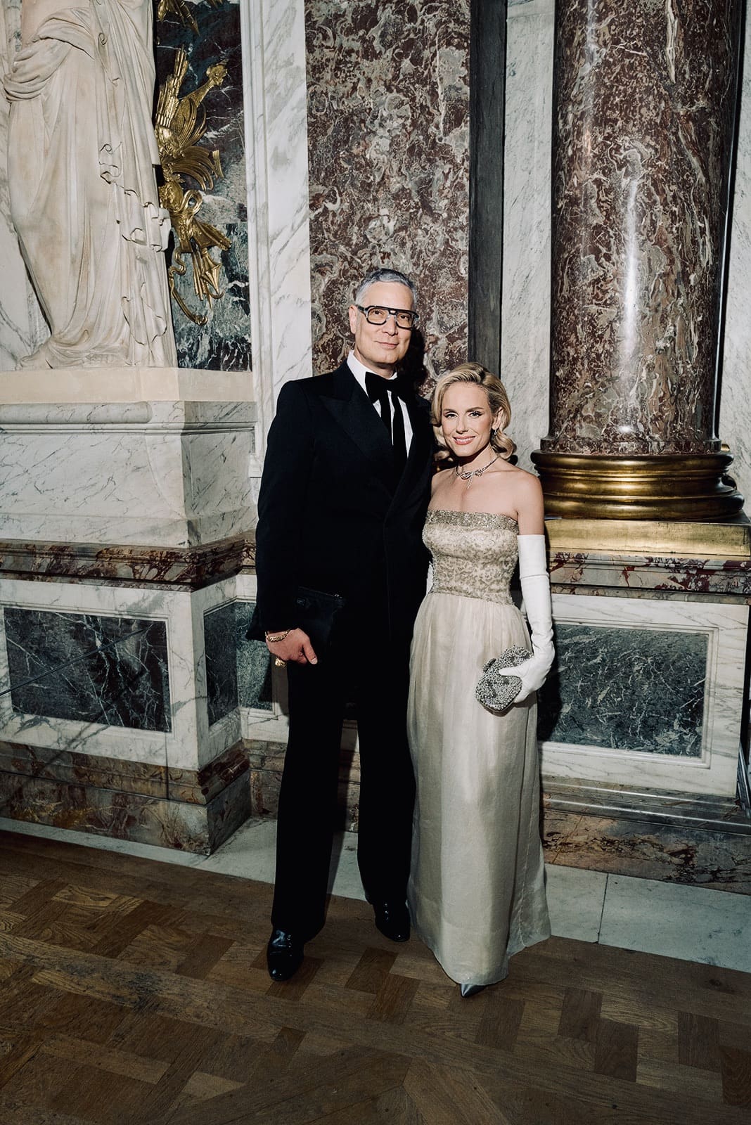 Cameron Silver, Alexandra Longanecker at the Friends of Versailles soirée (Photo by Catalin Vutcariov)
