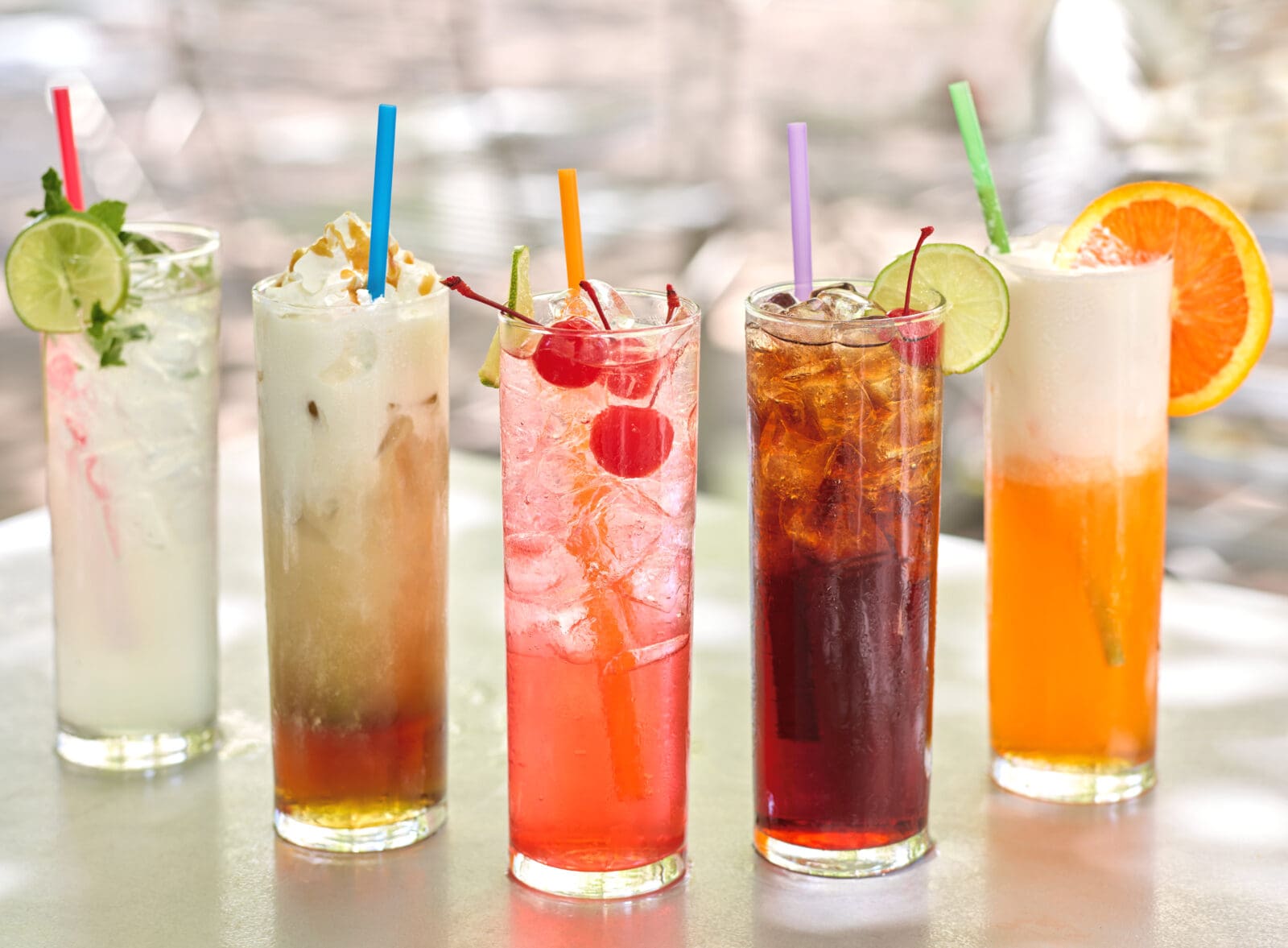 During the World Cup, the DMA's Eagle Family Plaza outdoor food kiosk is transforming into Sideline, a temporary pop-up serving dirty sodas, soft serve margaritas, and loaded ice cream sundaes. (Courtesy)
