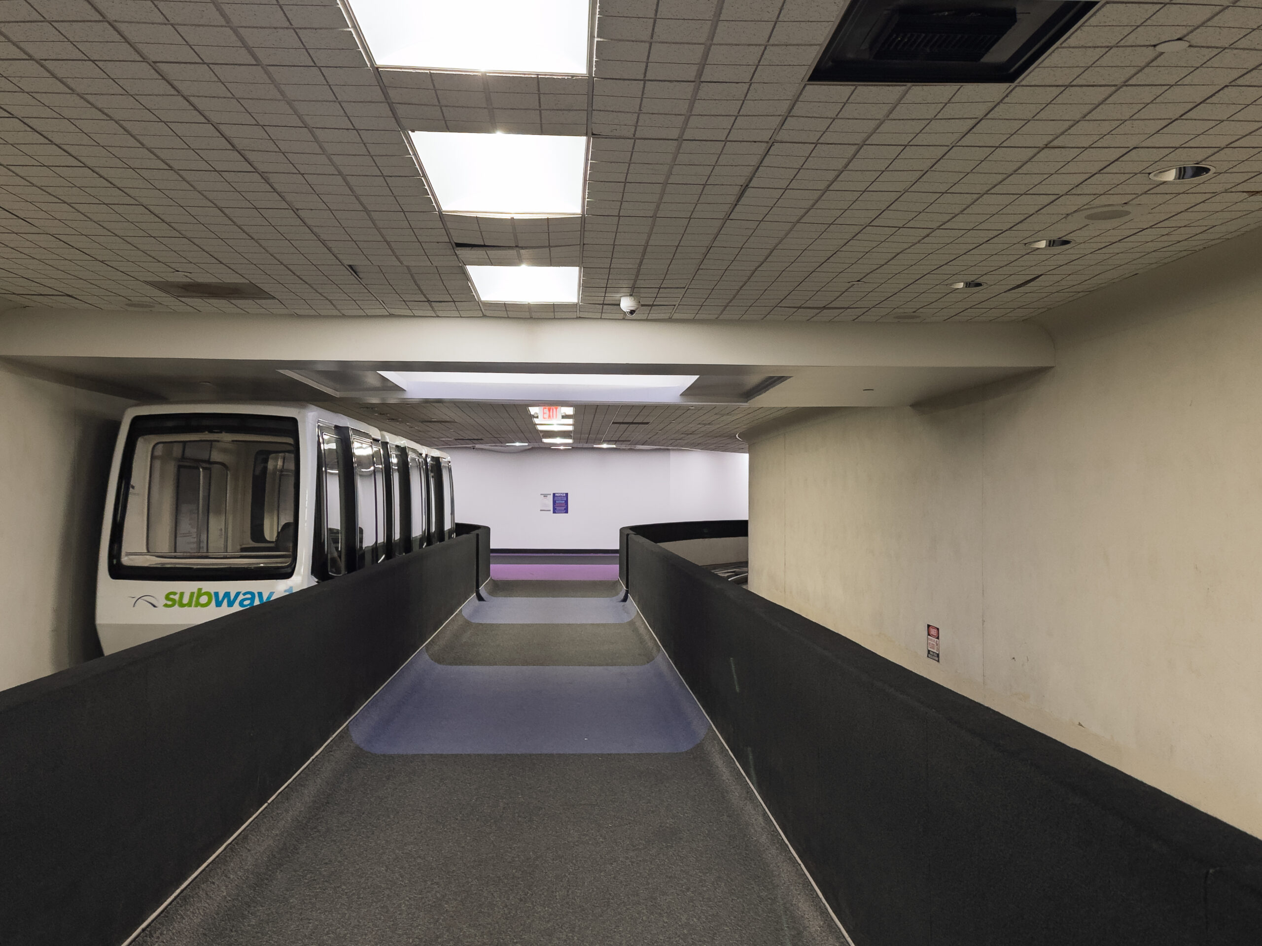 George Bush airport's underground subway is definitely a Houston worthy Backrooms.