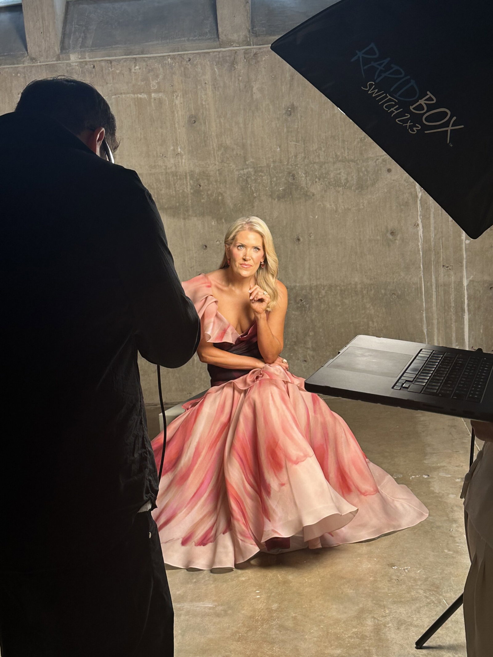 Amanda Boffone in marchesa