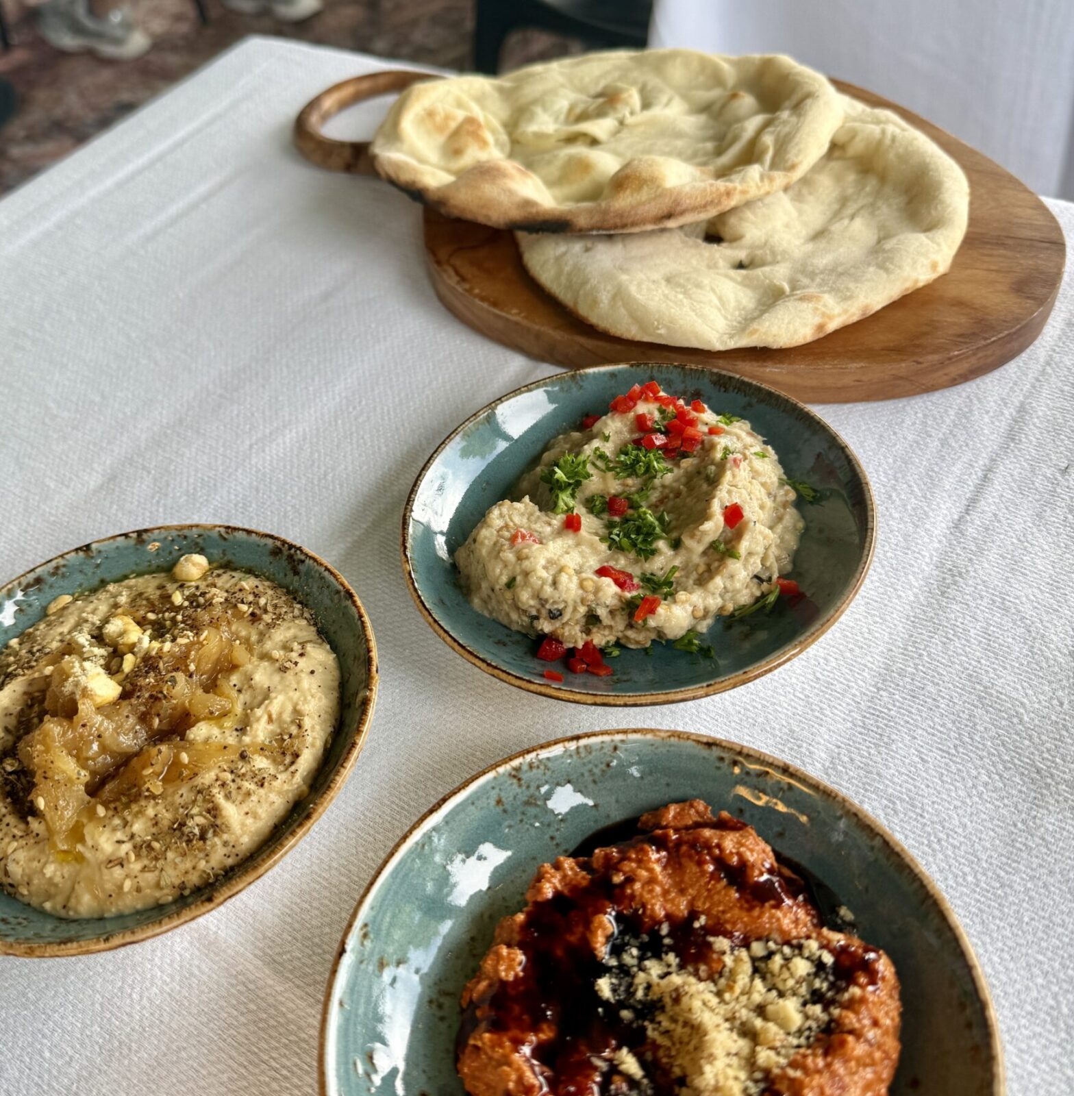 Always start with the fresh mezze at Alara in Dallas' Design District. (Photo by Megan Ziots)