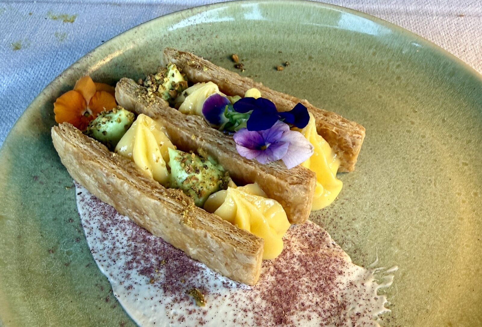 Don't forget dessert at Alara. The deconstructed baklava is a stunner. (Photo by Megan Ziots)