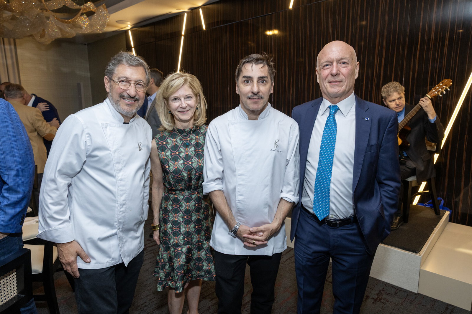 Joan Roca, Ann Stern, Jordi Roca, and Manolo Sanchez (Photo by Jenny Antill)