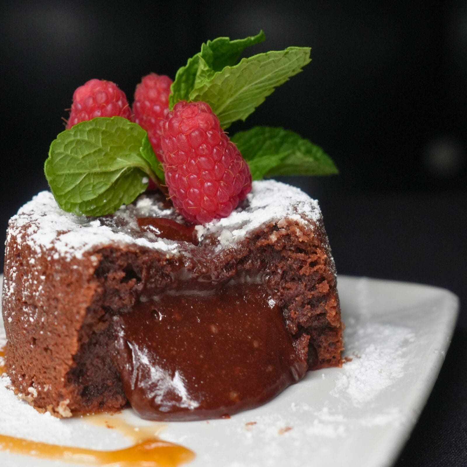 Morton's Hot Chocolate Cake is part of the summer date night menu, and a great Fourth of July option in The Woodlands.