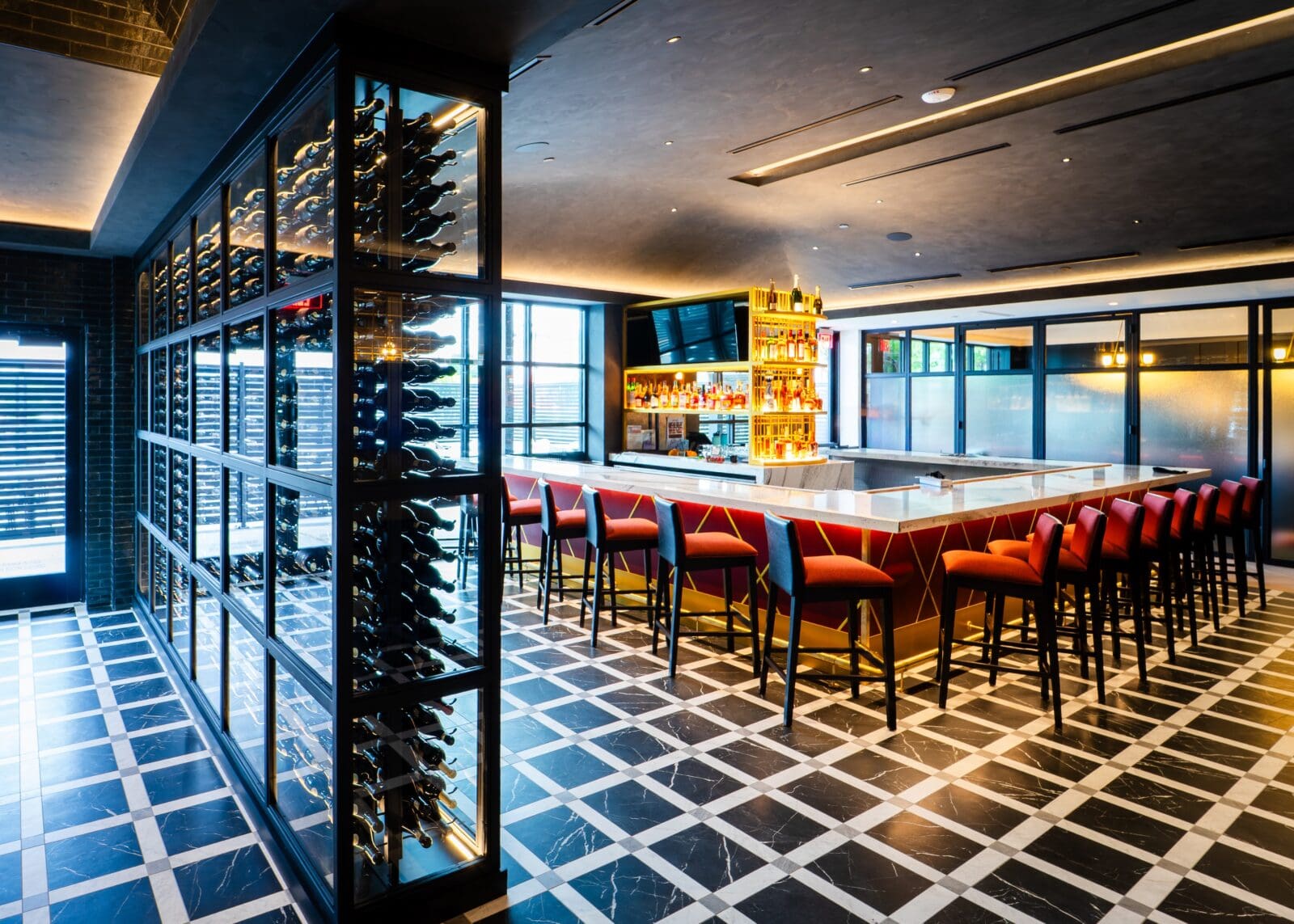 Launched with Friedman’s son and partner, Kyle, a construction contractor, his progeny lent his expertise to the project, one designed by Tramonte Design Studio. Their new floorplan dramatically reorients the nearly 8,000-square-foot venue, pairing the noise-dampened main dining room appointed with ebony-paneled walls and plush banquette seating alongside a bustling bar, secondary dining space, and thoughtfully landscaped patio. (Photo by Emmanuel Delfin)