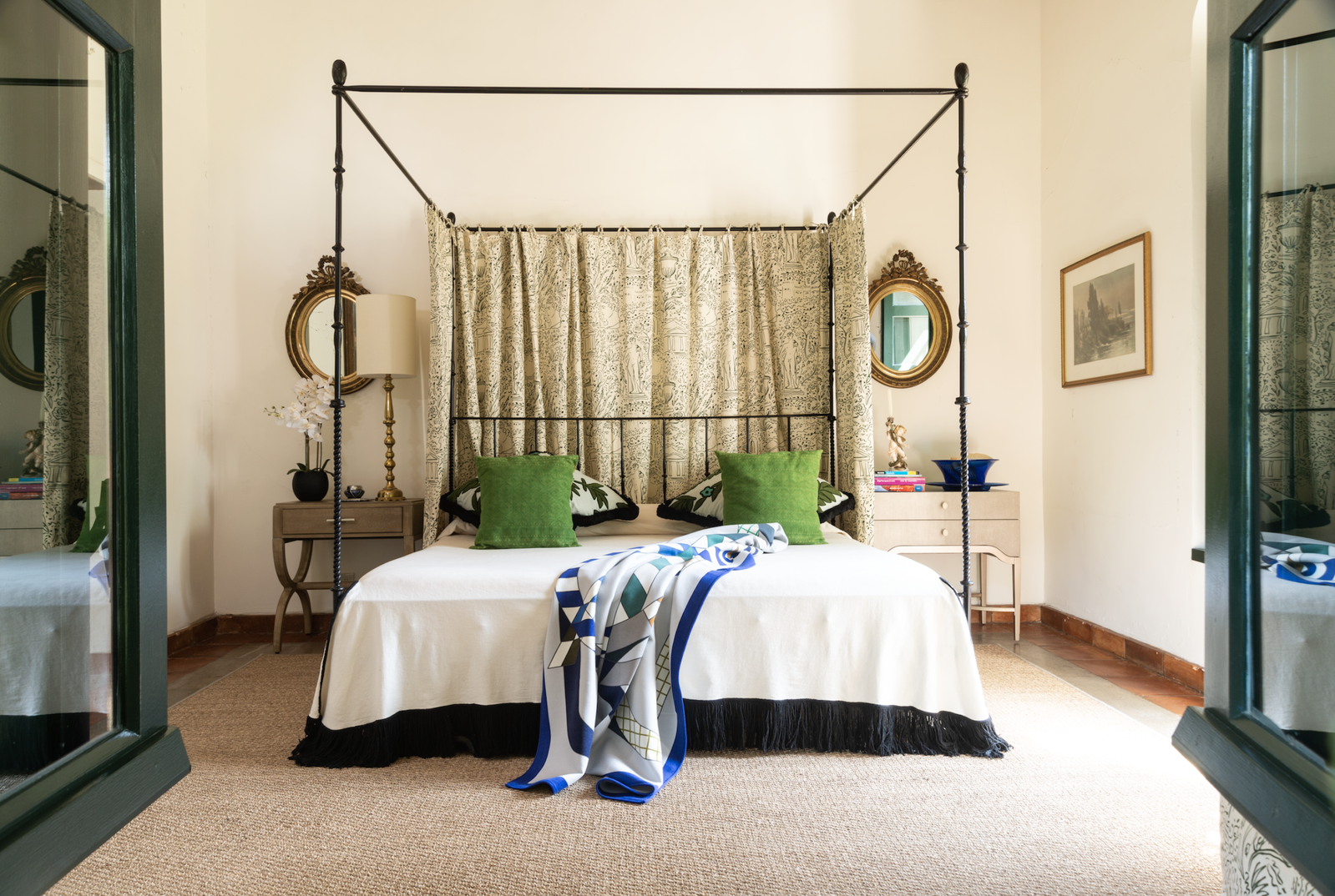Primary bedroom at Feronia