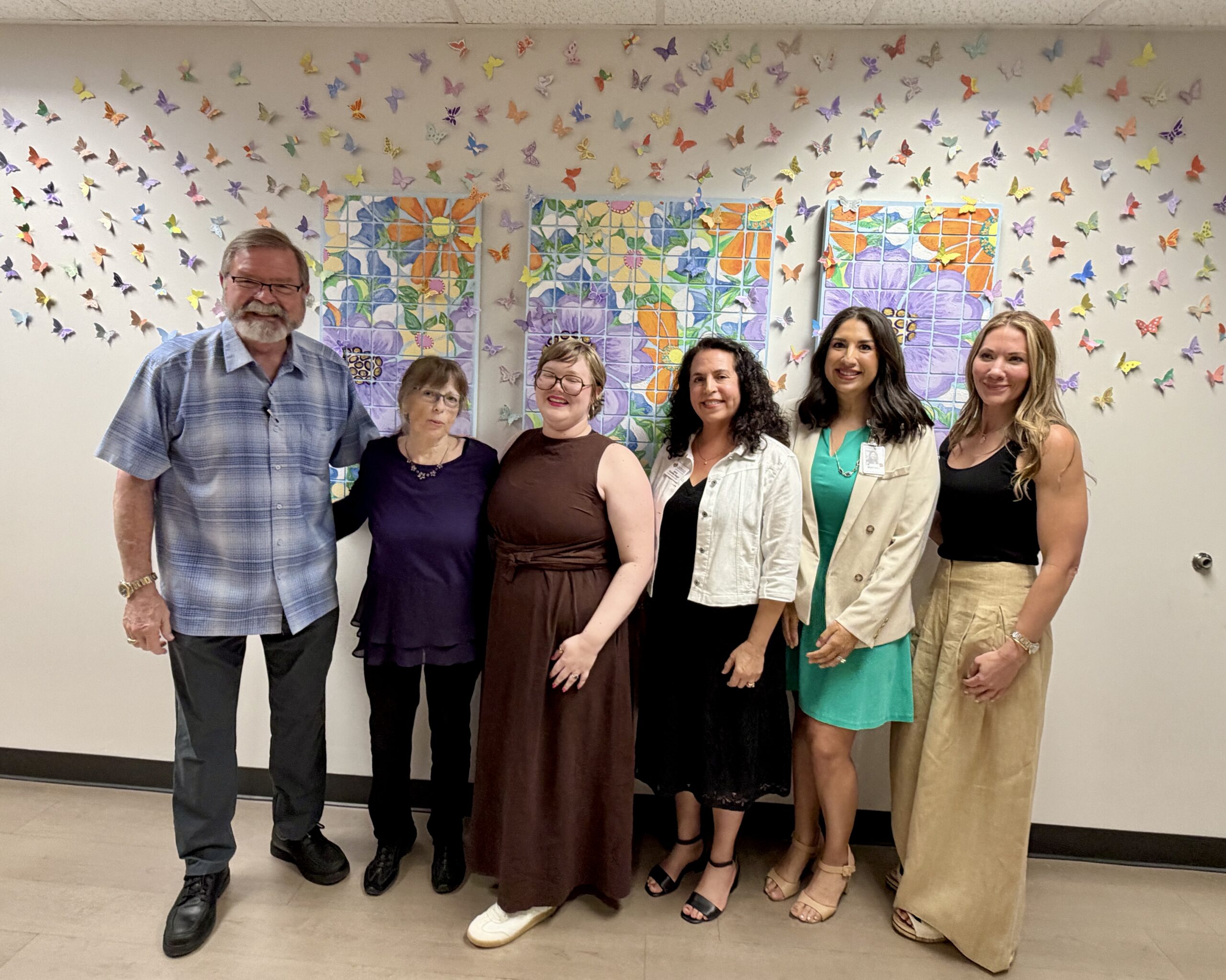 Canopy Community Mural Unveiling group photo
