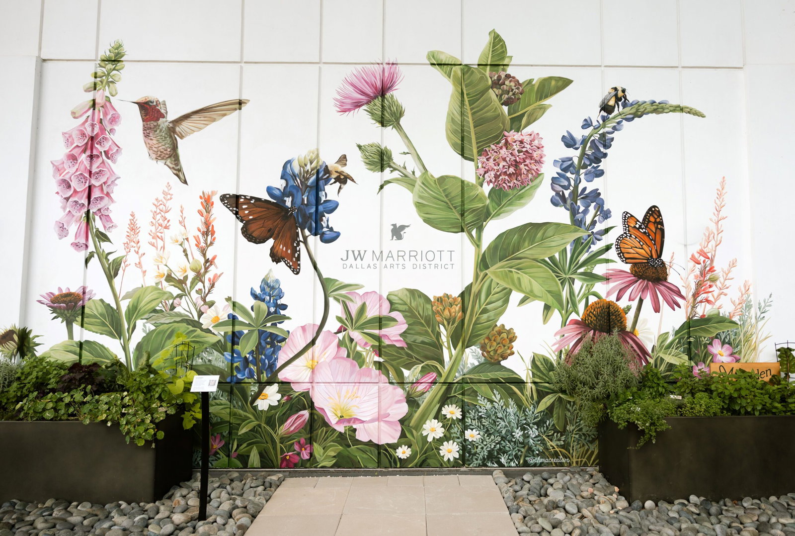 JW Marriott Dallas Arts District Mural at Vincents