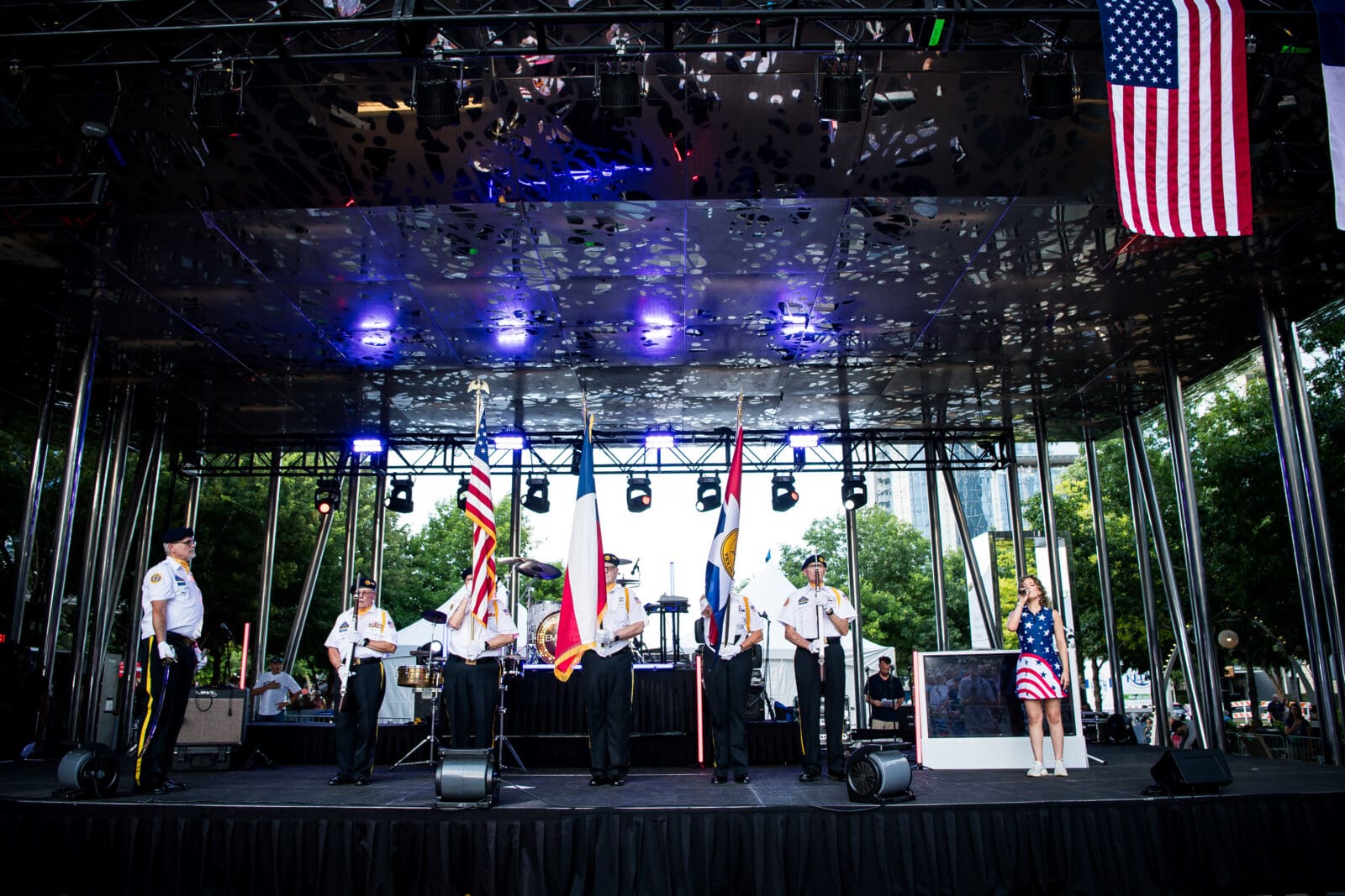 The Presentation of the Colors by American Legion Post 21 (Photo by Kelly Alexander Photography)