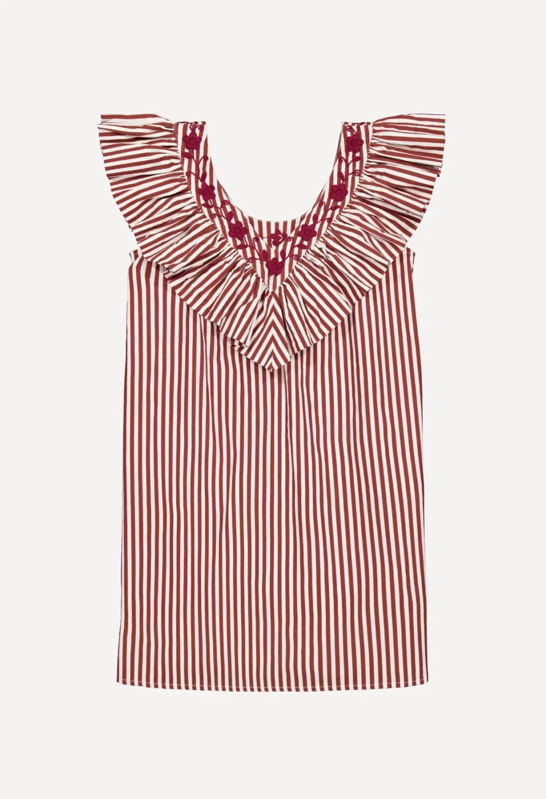 Andrea Maroon Short Dress