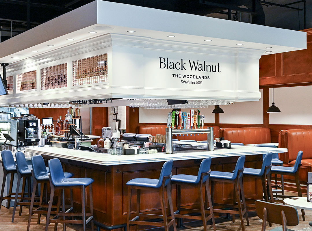 A Restaurant Favorite In The Woodlands Reopens After a Dramatic Renovation — Inside the New Fresh Black Walnut