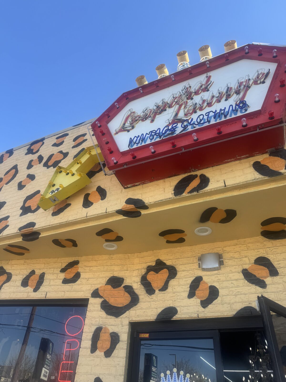 houston thrift montrose leopard lounge