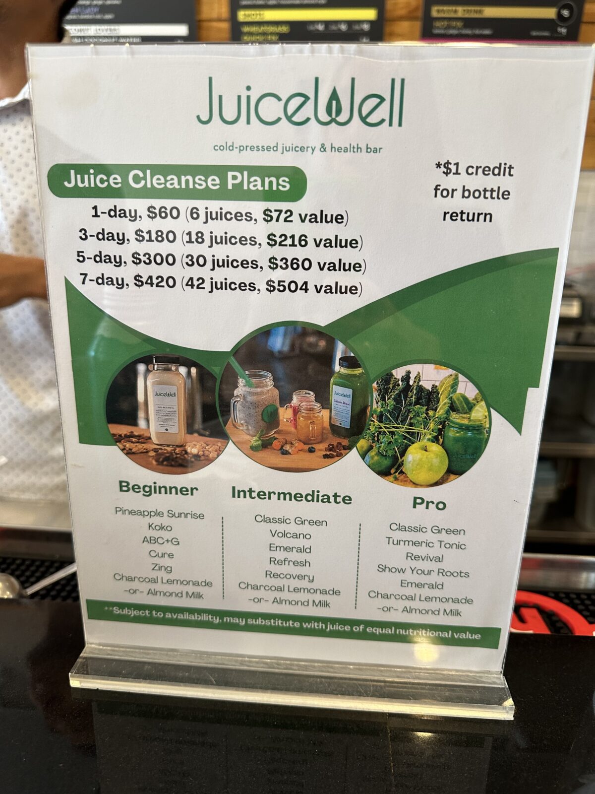 “Remember, during a juice detox you’re giving your digestive system a break. Eating fruit and vegetables will be easier for your body to digest, and consuming six 16-ounce juices daily, you’ll be showering your body with nutrients," says Qin. Photo by Laurann Claridge.