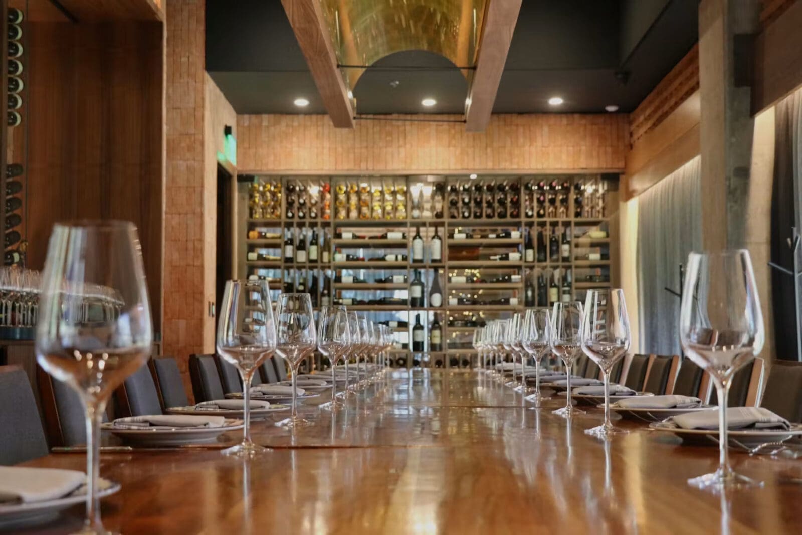 For private gatherings, La Cava del Desierto at Don Artemio seats up to 32 guests. (Courtesy)