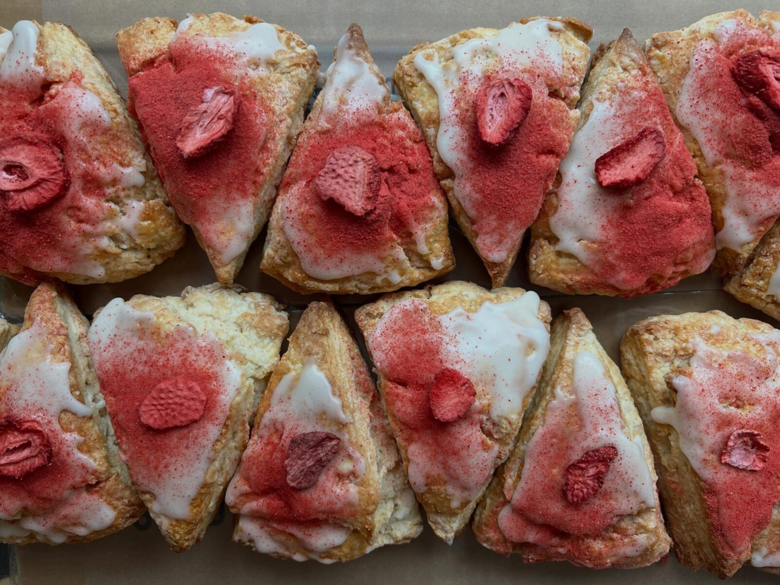 After years of pop-ups and farmers markets, Sunrise Scones opened its first permanent bakery in South Main Village this summer. (Photograph by Sunrise Scones)