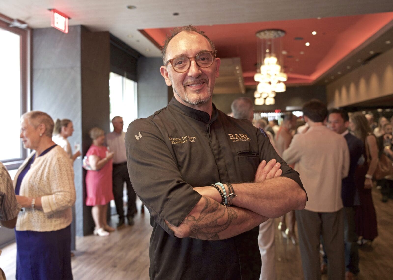 Chef Renato De Pirro, Head Chef of Bari Hospitality, at the Bari Woodlands opening. (Photo couresty of Bari)