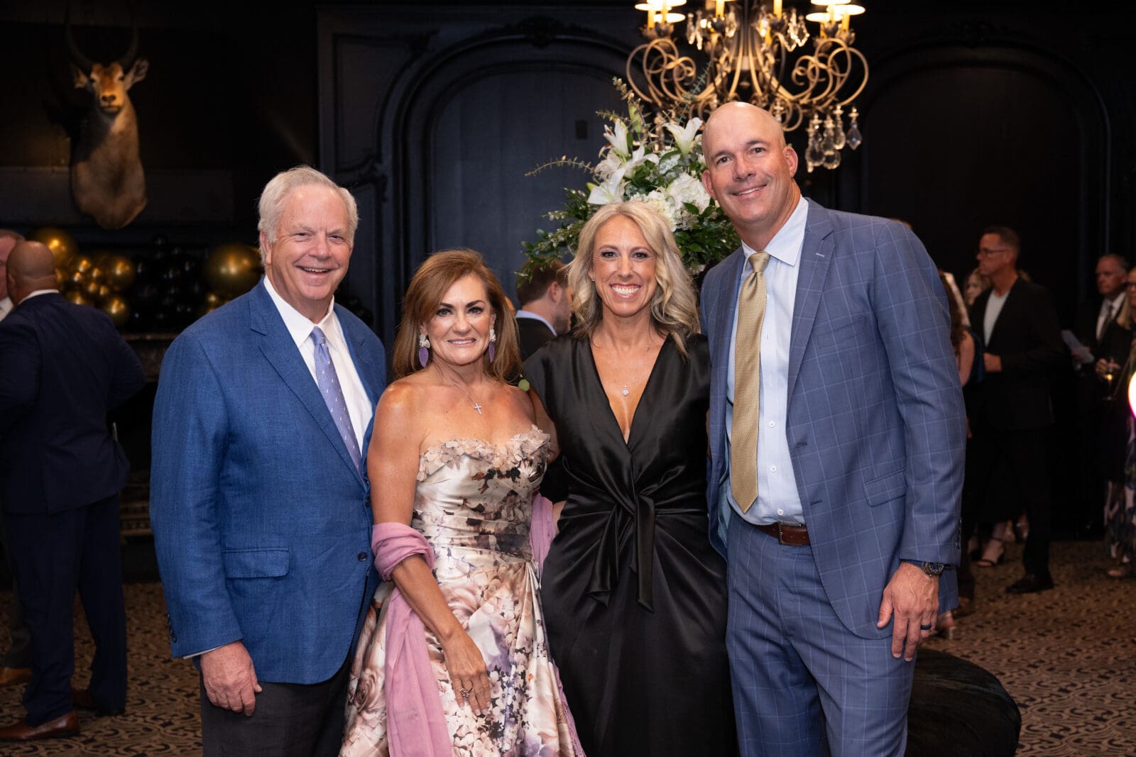 Jeb & Laurel Bashaw and Honorees Tracee and Tim Studdert at the Addis' Faith Foundation gala (Photo by Wilson Parish)