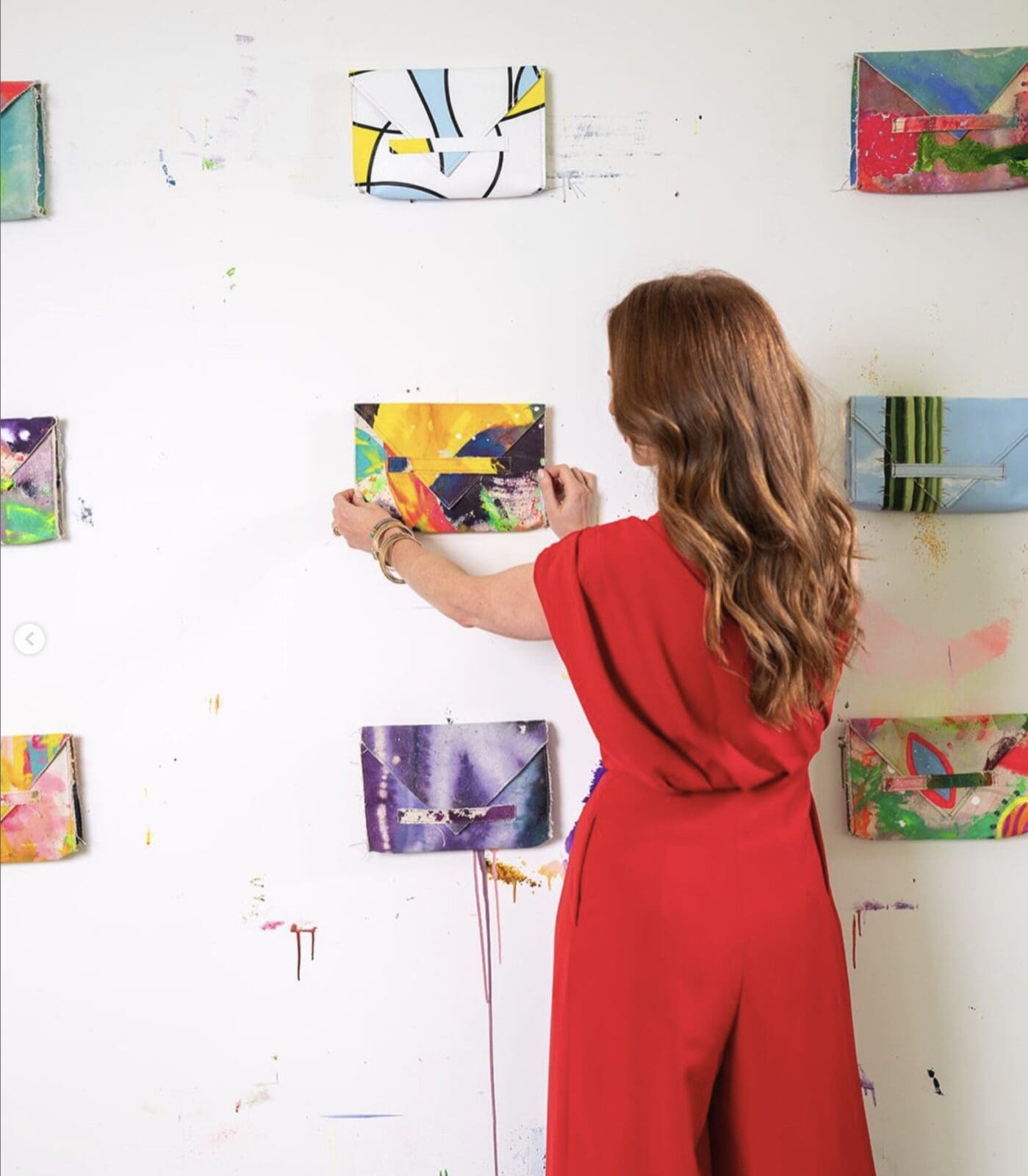 Kelly Campbell Collection of artist handbags will be showcased at McClain Gallery beginning Friday, October 2. 