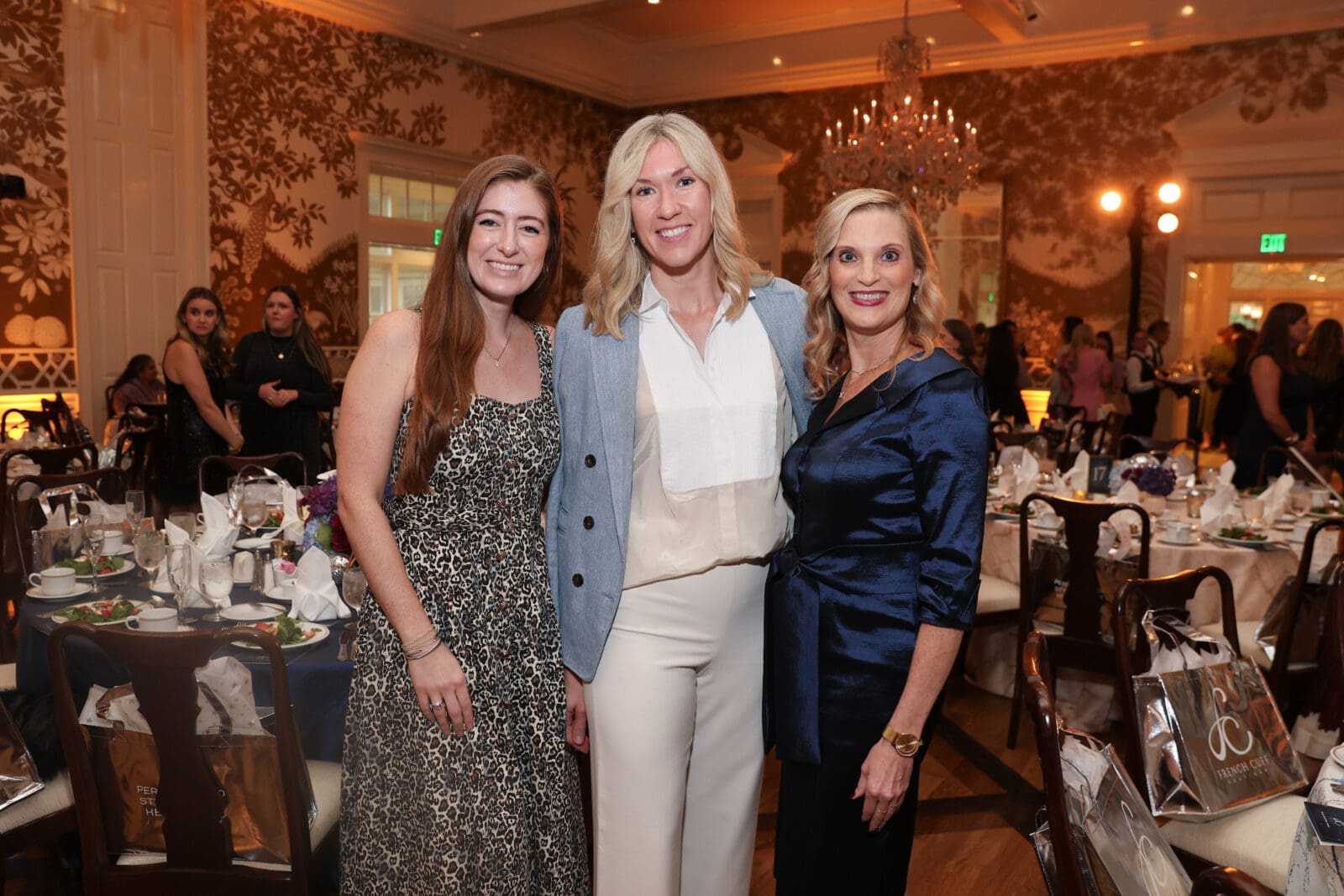 Karen Burd, Melissa Craig, Joni D. Goodman at the Houston Junior League Opening Style Show (Photo by Priscilla Dickson)