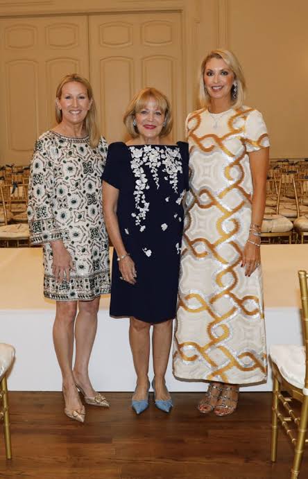 Louise with WAUX luncheon chairs 2025. 
