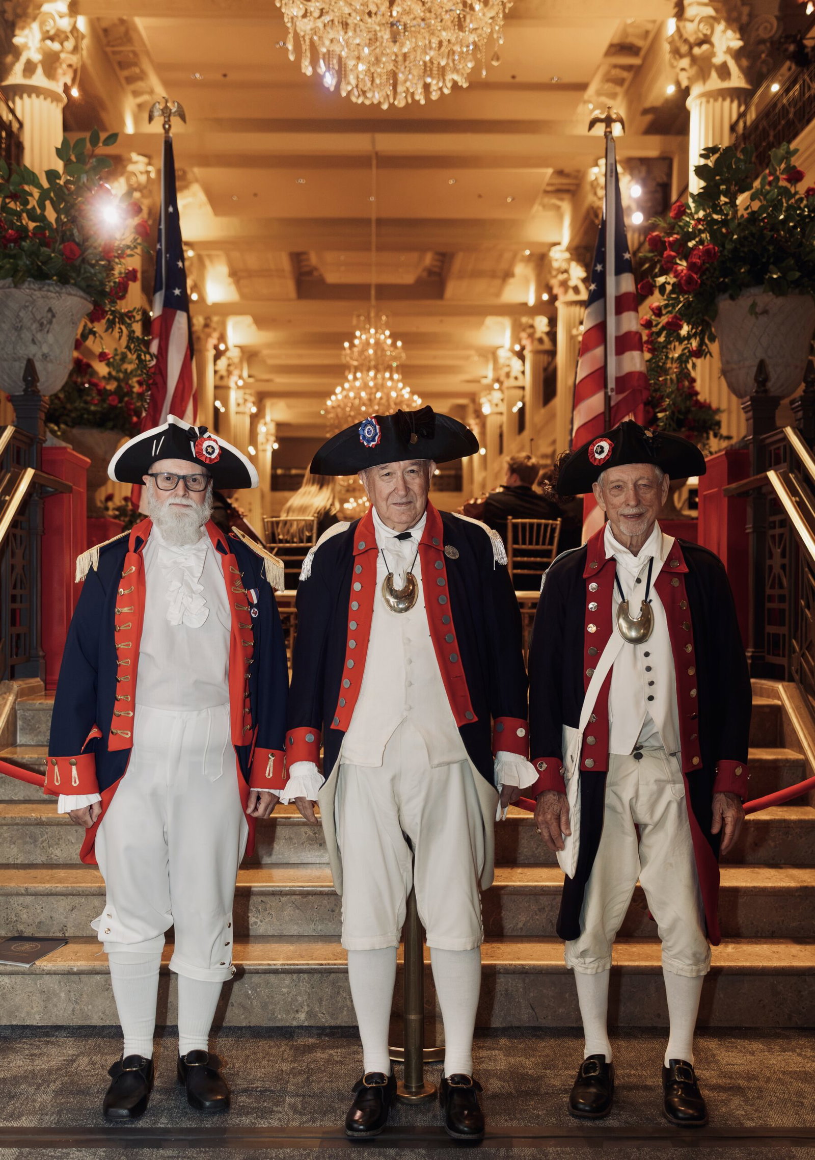 Sons of the American Revolution at the Houston Symphony opening night celebrations (Photo by Marco Wang)