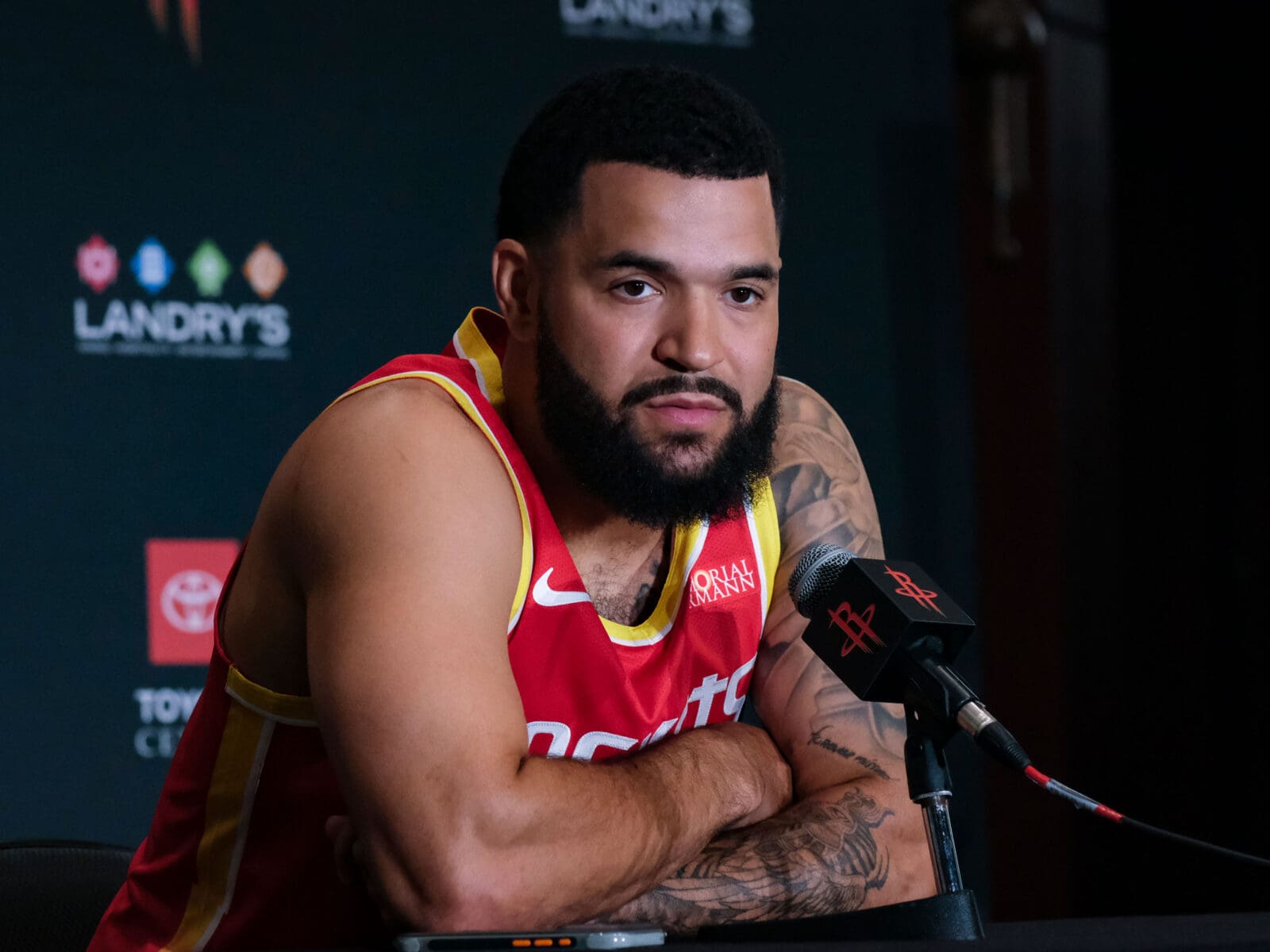 Having point guard Fred VanVleet back calms down so much for the Houston Rockets. (Photo by F. Carter Smith)