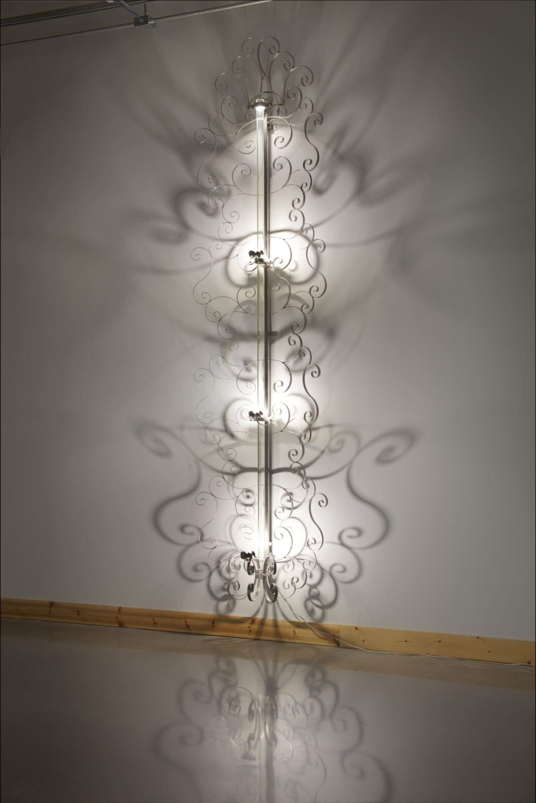 Tim Glover, "Bayou Madonna," 2024, at Sculpture Month Houston, The Silos as Sawyer Yards. Opening night, Saturday, October 3, 6 to 9 pm, exhibition on view through November 21, 2026. (Photo Rick Gardner)