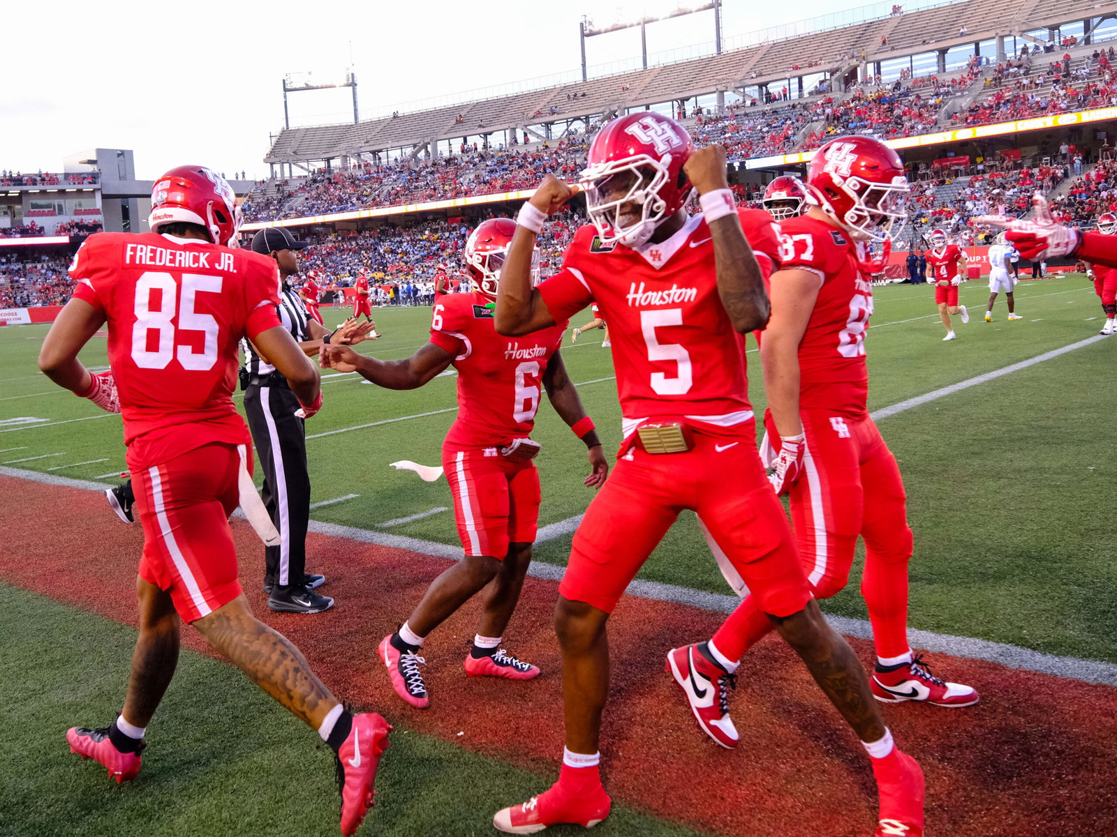 University of Houston Cougars beat tthe Southern Jaguars at TDECU Stadium, September 12, 2026
