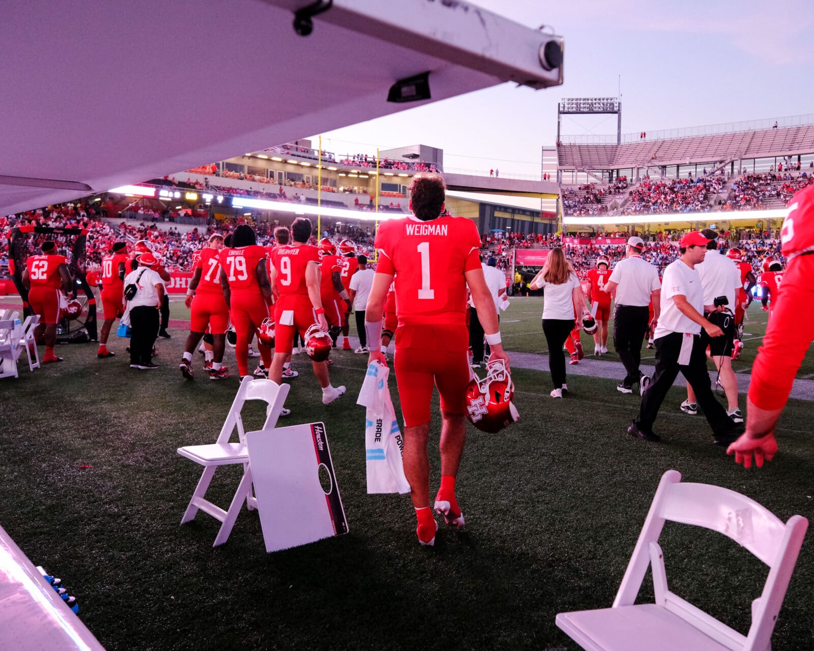 University of Houston quarterback Conner Weigman is leaving a legacy at his last college stop. (Photo by F. Carter Smith)