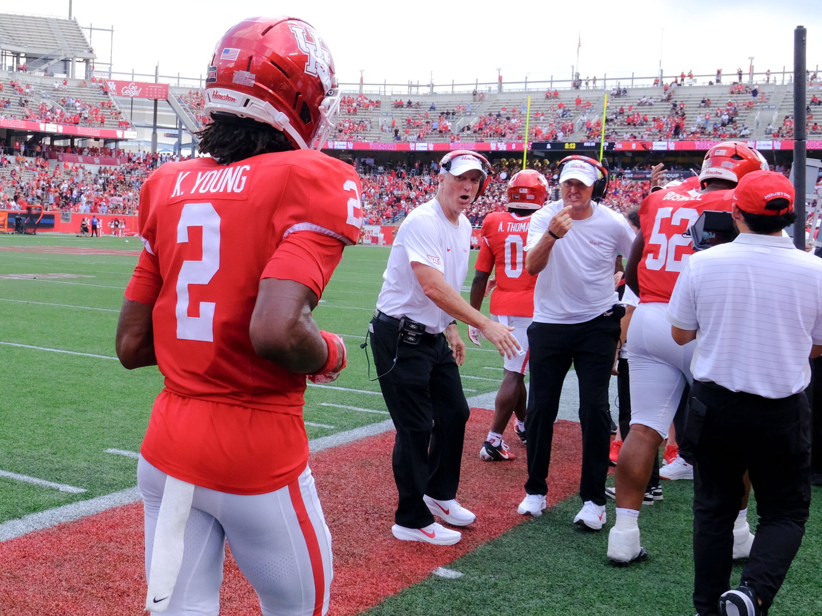 University of Houston Cougars beat the Oregon State Beavers in the NCAA college football season opener, Saturday at TDECU Stadium, September 25, 2026