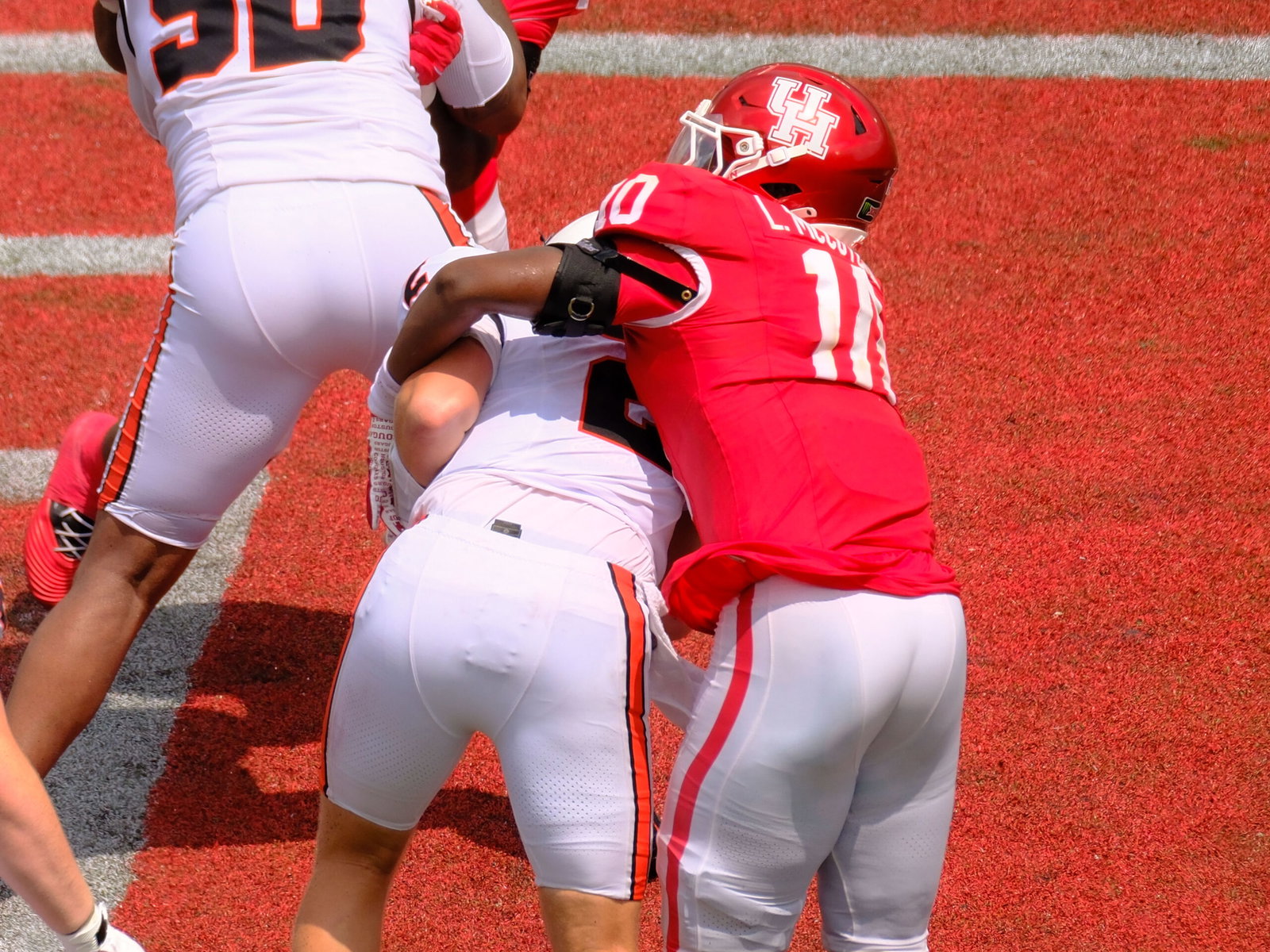 University of Houston Cougars beat the Oregon State Beavers in the NCAA college football season opener, Saturday at TDECU Stadium, September 25, 2026