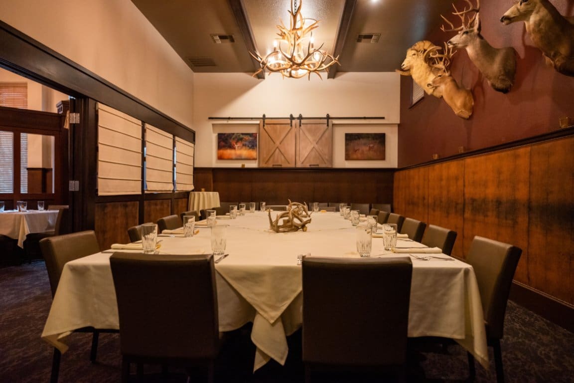 Bonnell’s popular private dining room seats up to 30 guests. (Courtesy)