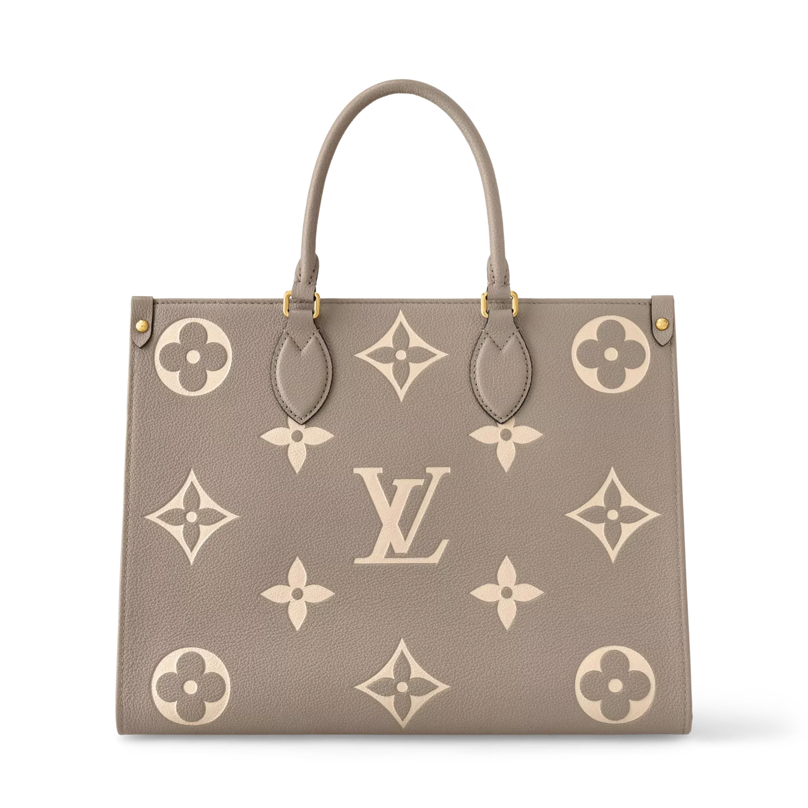 Louis Vuitton OnTheGo MM Bicolor Tote, $3,750.