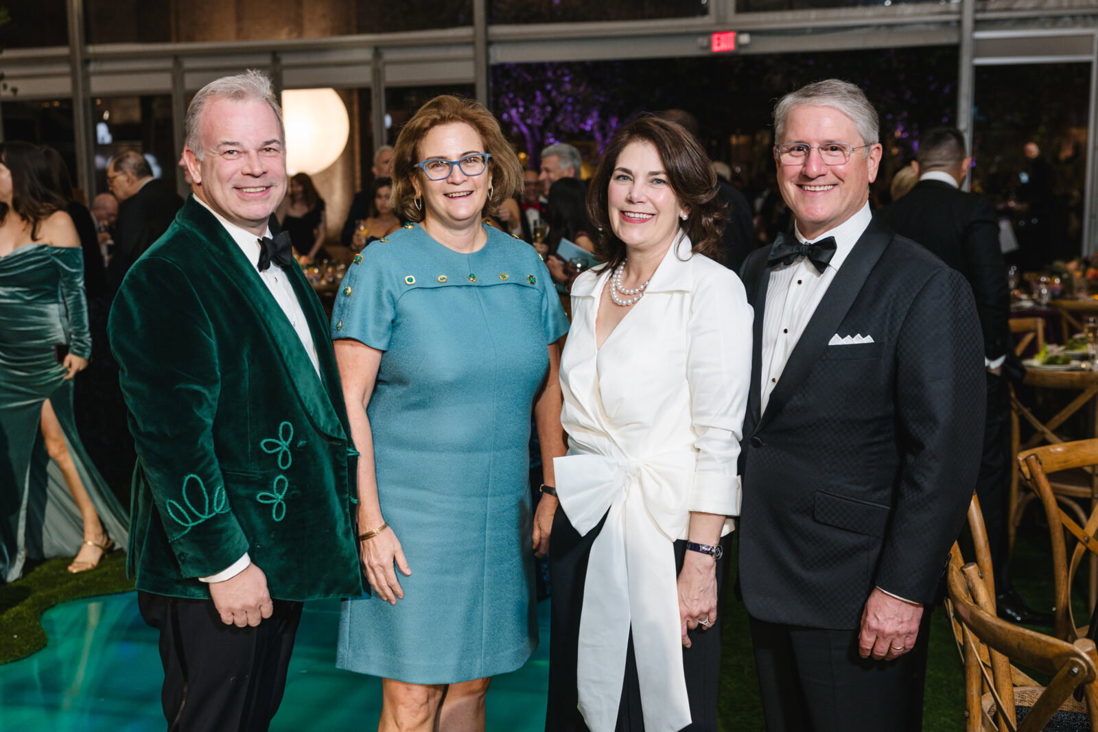 Nick Peacock, Sarah Cooper, Kelly & David Rose at Houston Grand Opera Opening Night gala (Photo by Johnny Than)