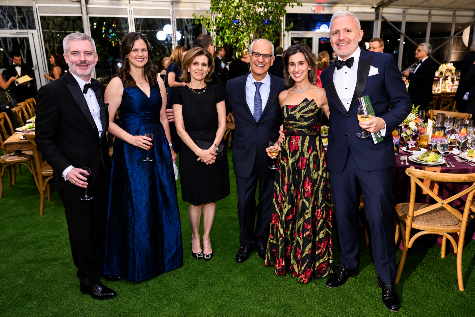 Chris & Heather Powers, Marianne & Joe Geagea, Stephanie & Dom Beveridge at Houston Grand Opera Opening Night gala (Photo by Michelle Watson) 