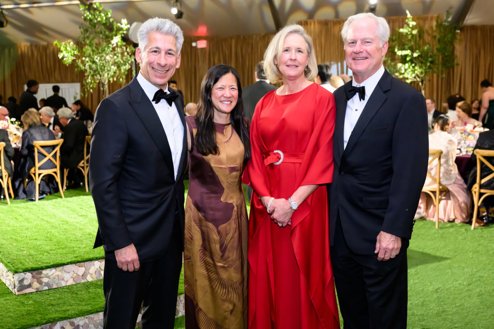 Joe Greenberg & Claire Liu, Sarah & Doug Foshee at Houston Grand Opera Opening Night gala (Photo by Michelle Watson)