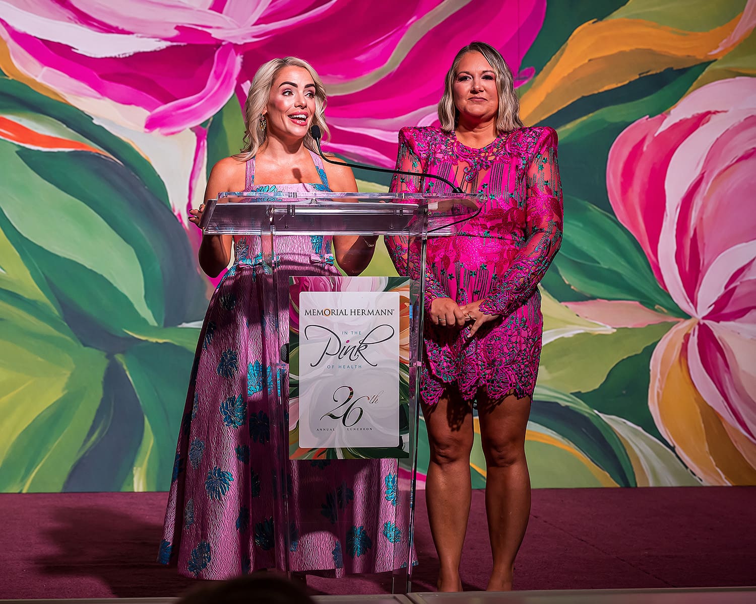 Nicole Preston and Jamie Bolt co-chaired the In the Pink Luncheon.