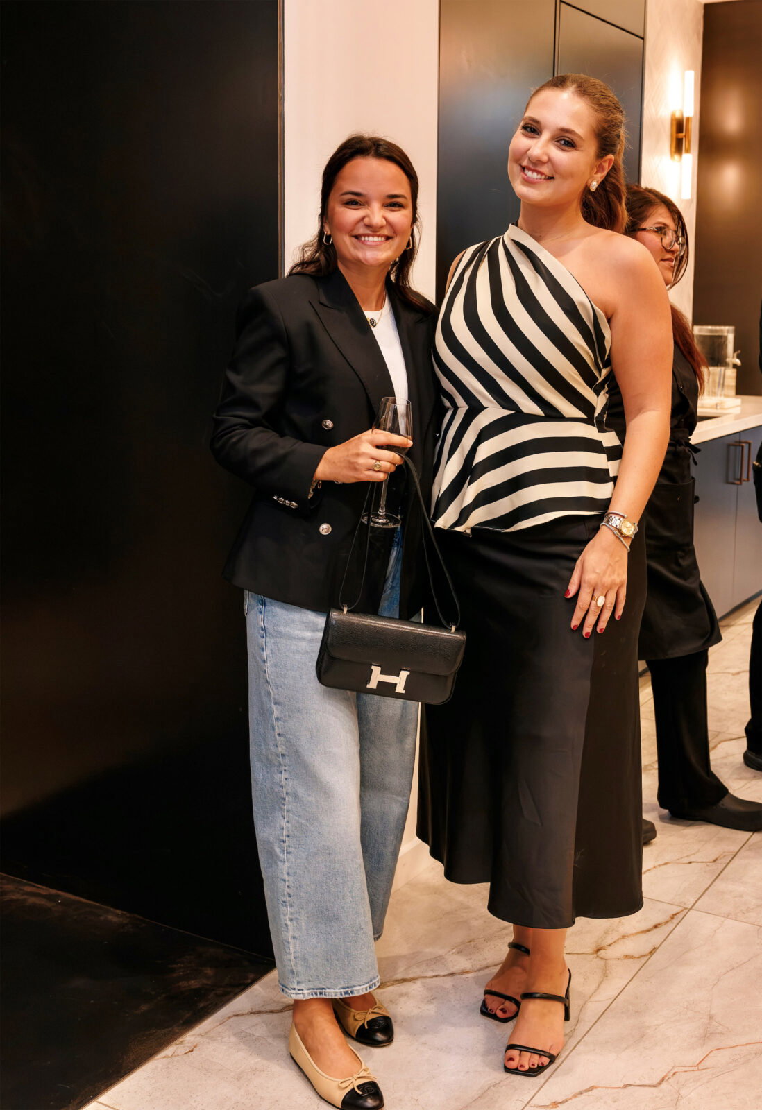 Anya Miner, Dani Kattan at PaperCity x BSH October Issue Launch Party (Photo by Kolton King )