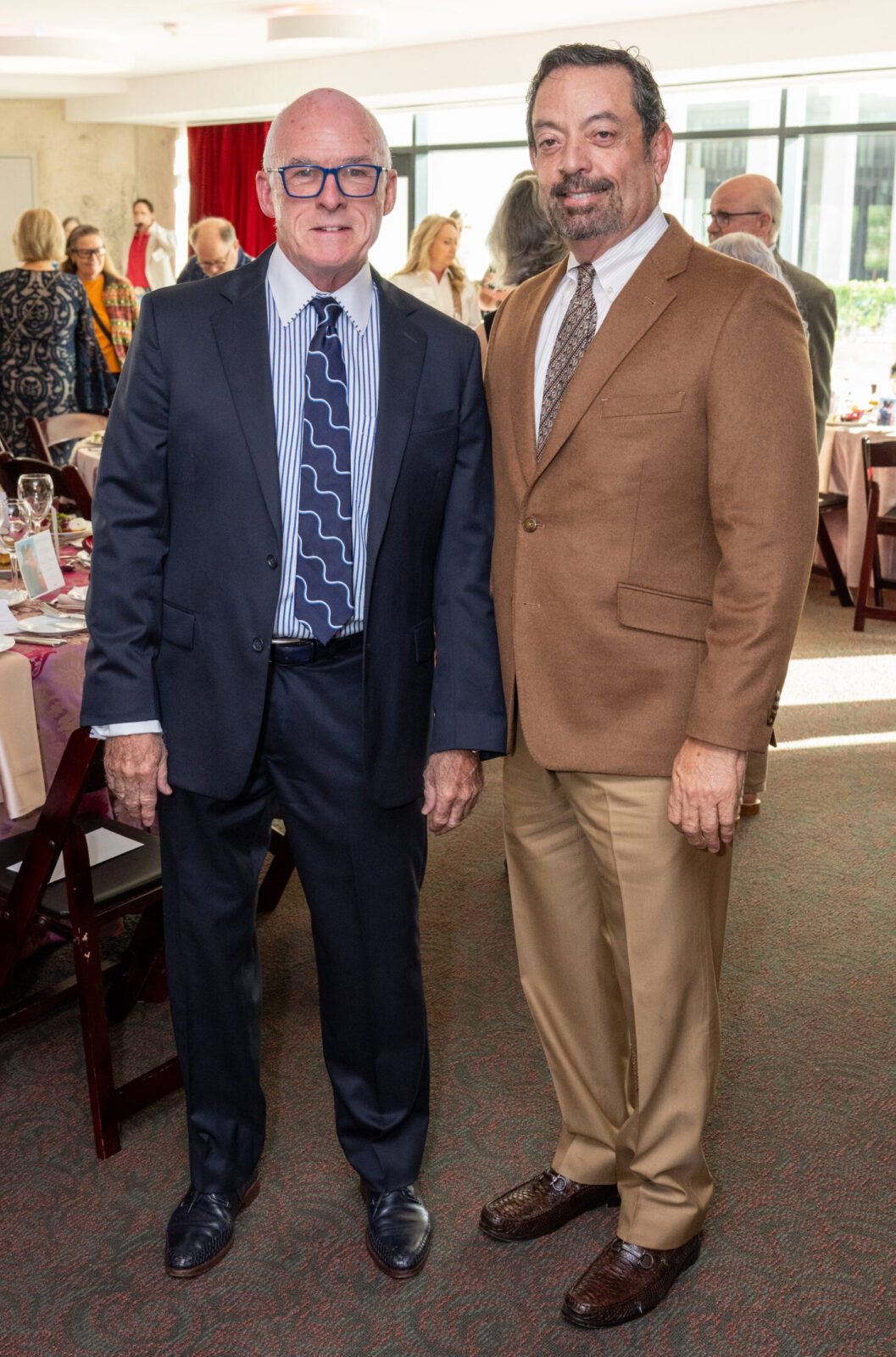 Tom Mays & Orlando Zayas at Alley Theatre Opening Night Dinner (Photo by Jacob Power)