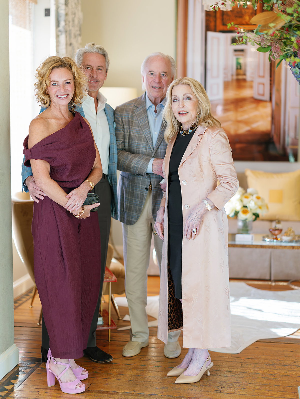Loren & Alan Stalcup, Jim & Jan Showers (Photo by Victoria Greig)