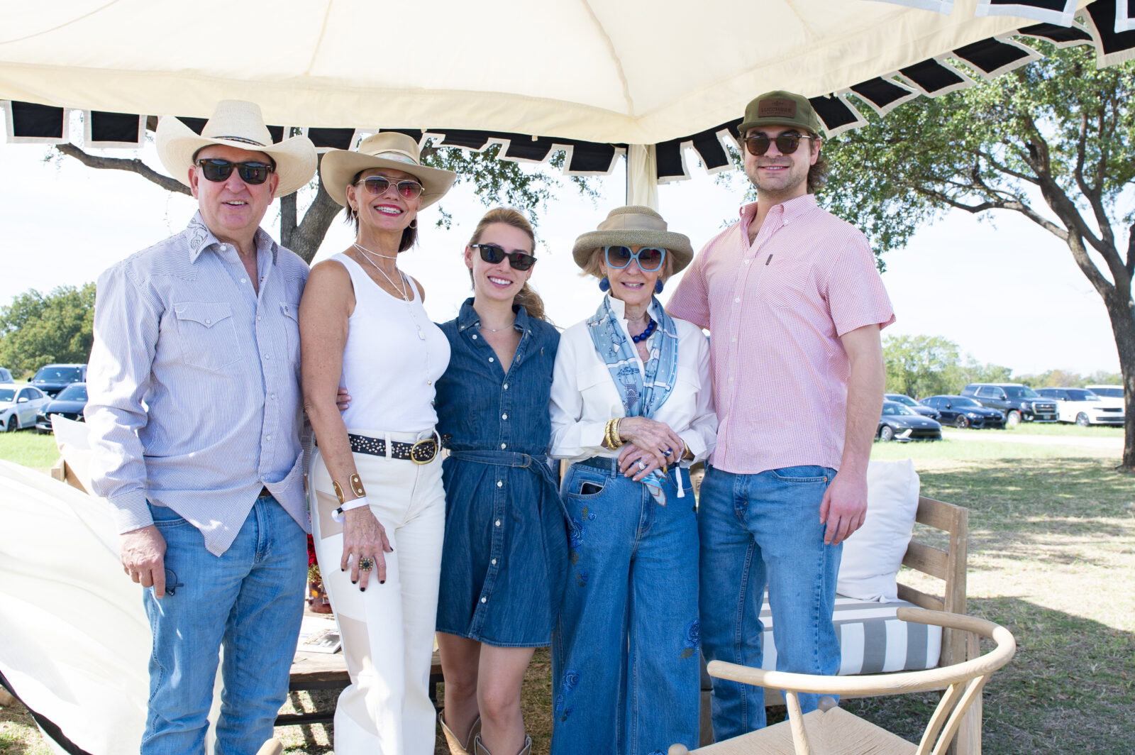 John Waggoner, Lucrecia Waggoner, Betsy Waggoner, Isabel Waggoner, Sam Dockery (Photo by Tamytha Cameron)