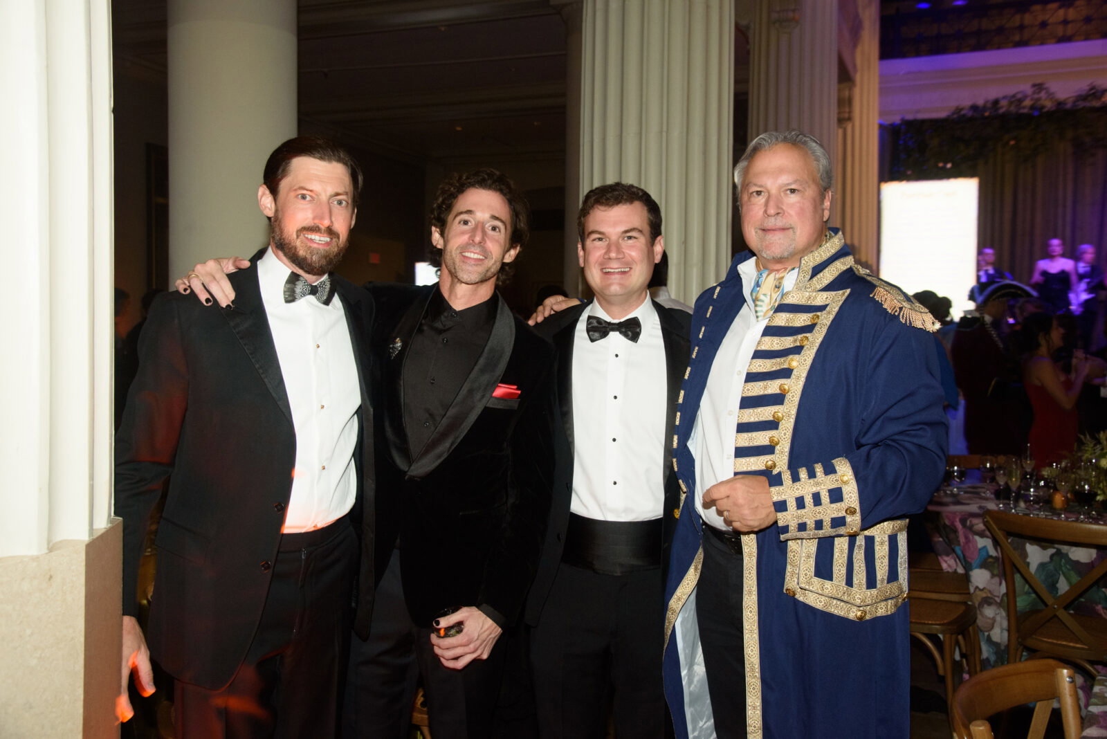 Alex Butt, James Flavin, Dan Fertig, Michael Bertuccio at Children's Museum Houston gala (Photo by Alexander's Fine Portrait Design)