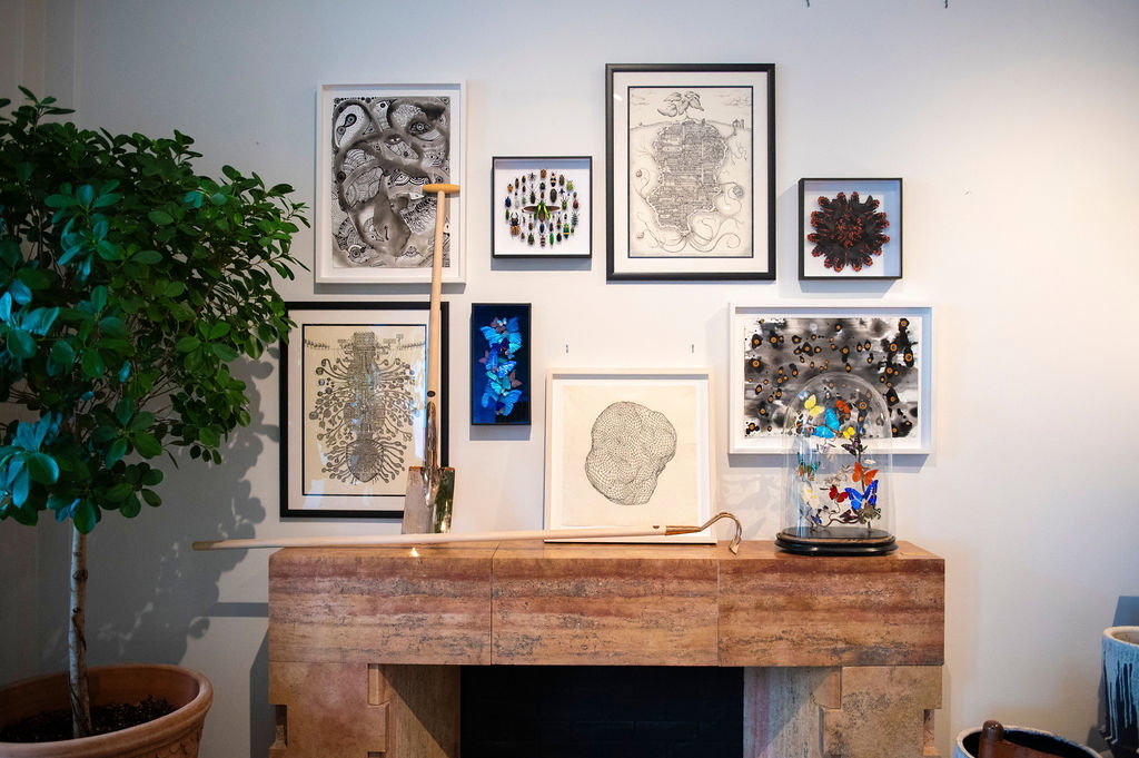 The art wall at KD Biel. (Photo by Tamytha Cameron)