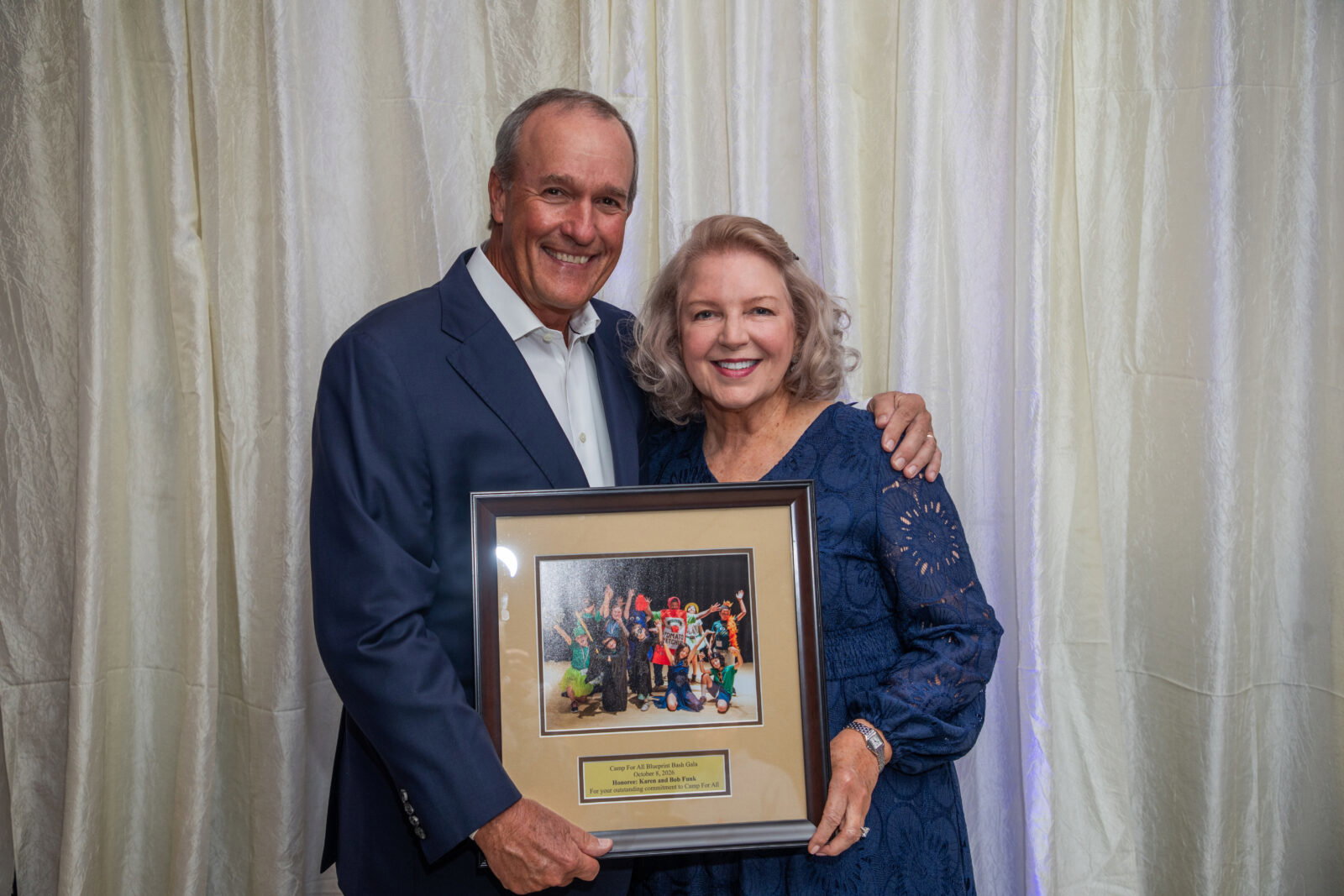 Camp for All gala honorees Bob & Karen Funk (Photo by James Pharaon Creative)