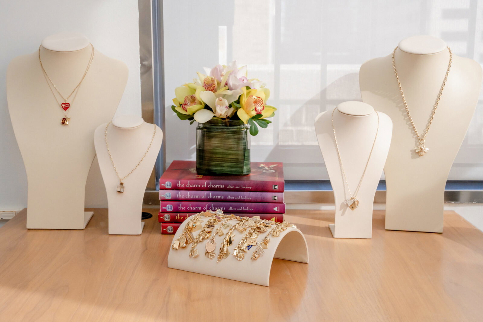 "The pieces carry our stories and celebrate the little - and big - things that make us who we are," says Charmco co-founder Lisa Feldkamp.
