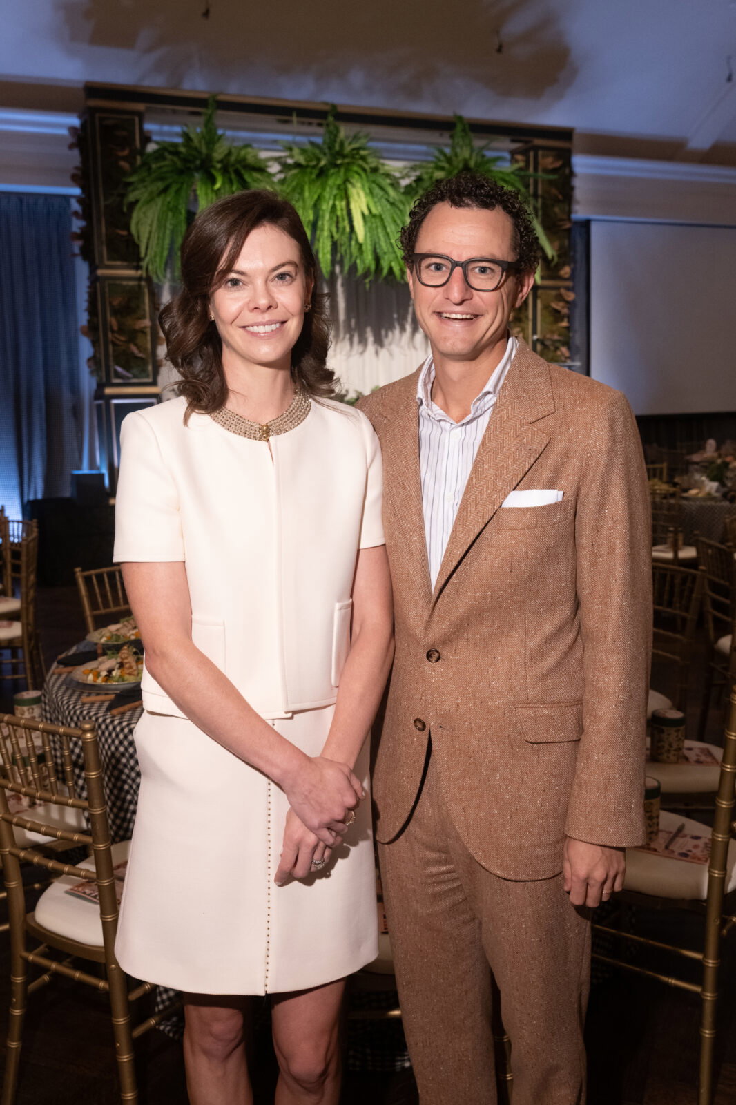 Houston Botanic Garden annual luncheon co-chairs Janie & Daniel Zilkah (Photo by Daniel Ortiz)