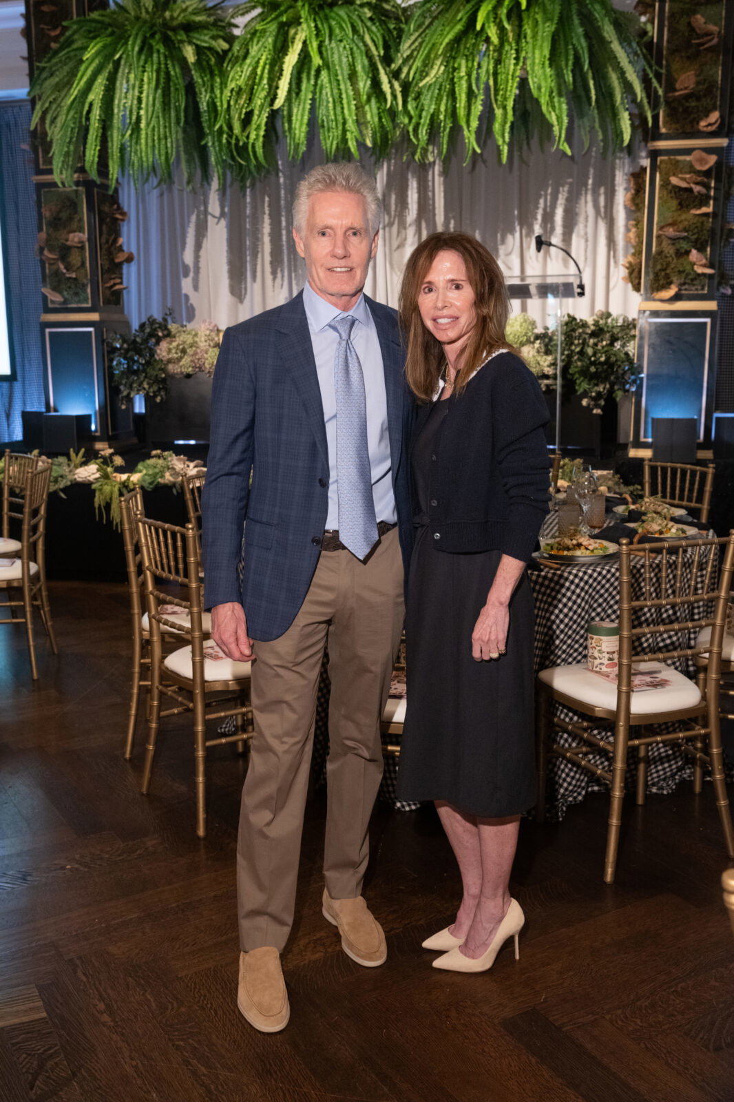 Houston Botanic Garden annual luncheon co-chairs Sean Wade & Martha Long (Photo by Daniel Ortiz)