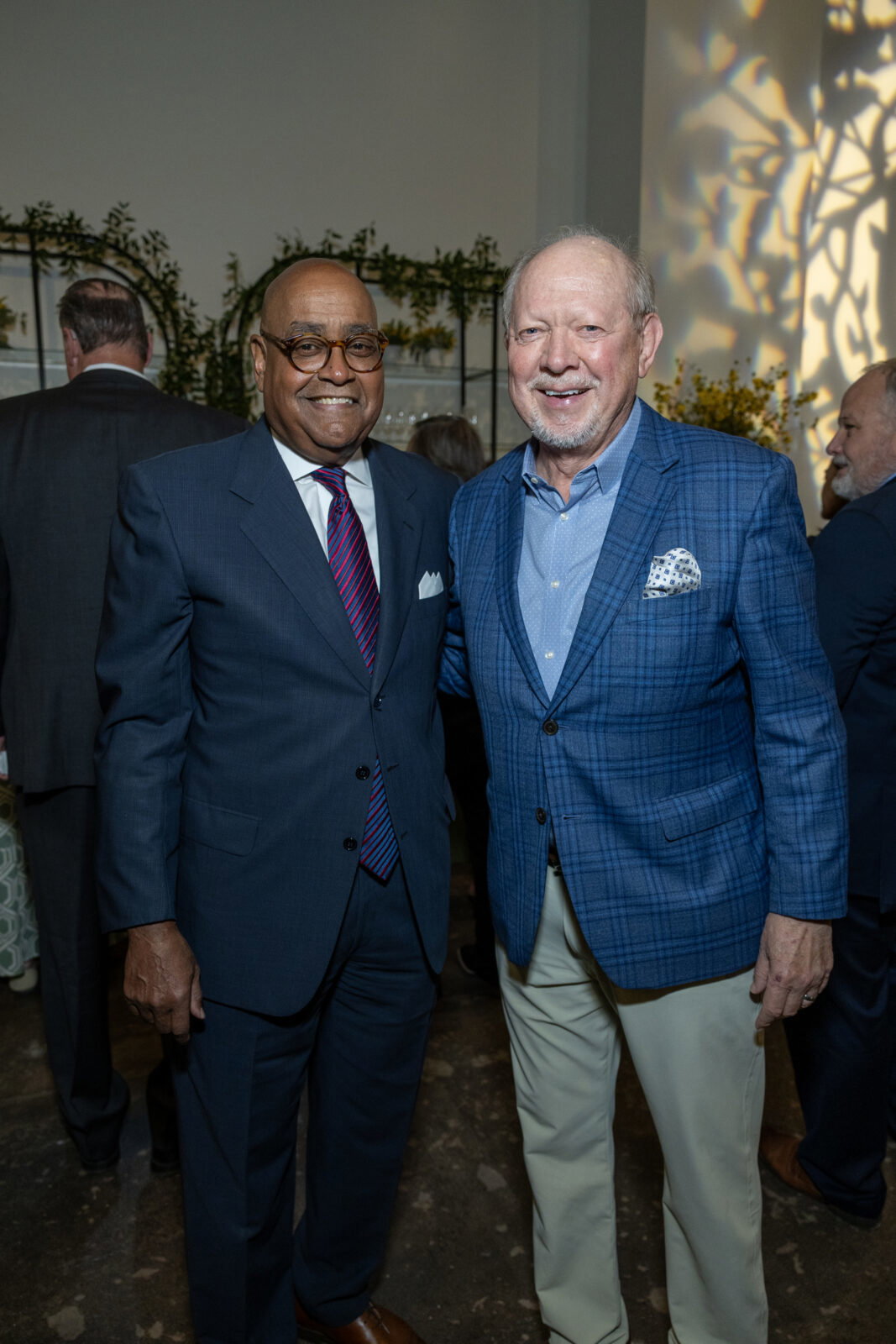 Rodney Ellis, Matt Musil at the Houston Parks Board 50th anniversary celebration (Photo by Jenny Antill, courtesy of Houston Parks Board )