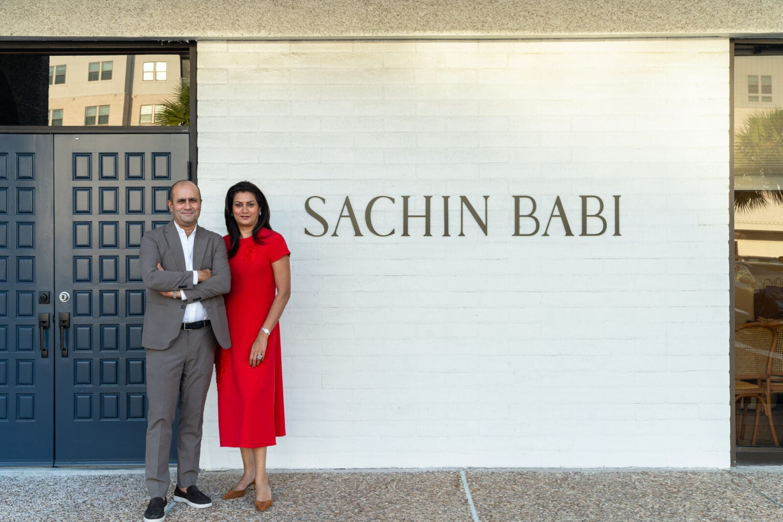 Sachin & Babi Ahluwalia open their first showroom outside of New York City in Houston (Photo by Michael Anthony)