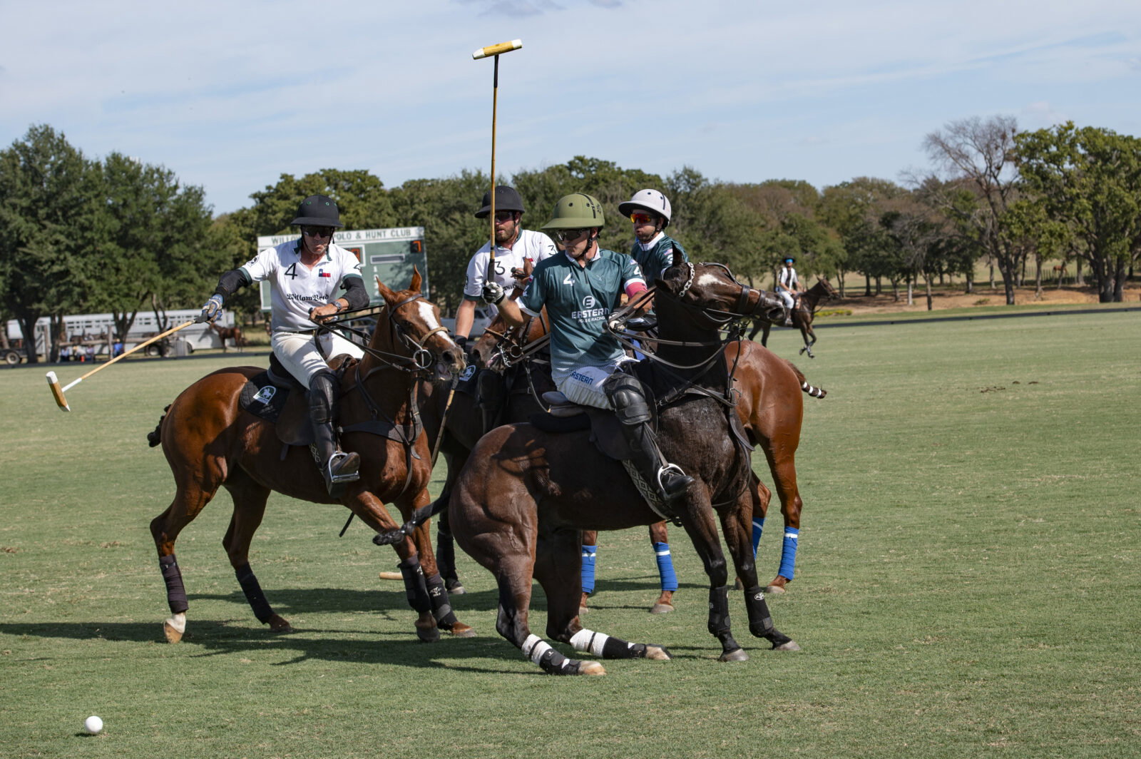 Guests enjoyed watching the sport of polo up close. (Photo by Tamytha Cameron)